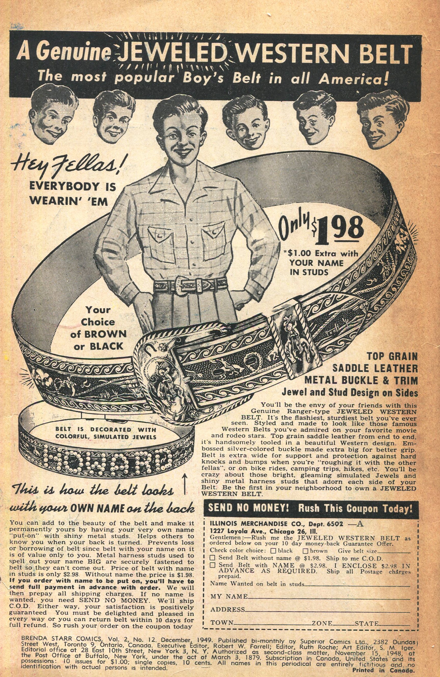 Read online Brenda Starr (1948) comic -  Issue #12 - 2