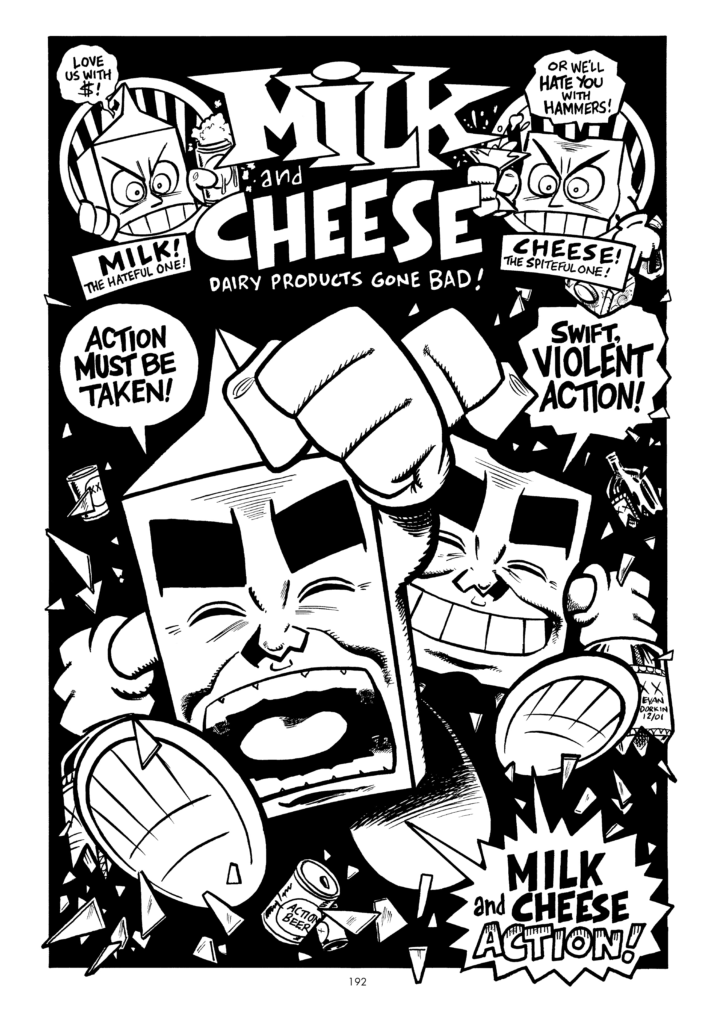 Read online Milk And Cheese: Dairy Products Gone Bad! comic -  Issue # Full - 193