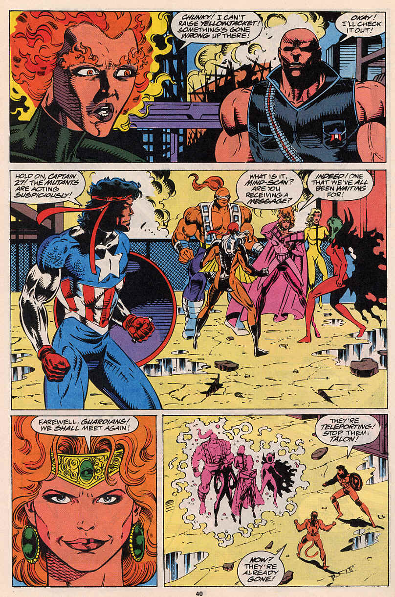 Read online Guardians of the Galaxy (1990) comic -  Issue #39 - 33