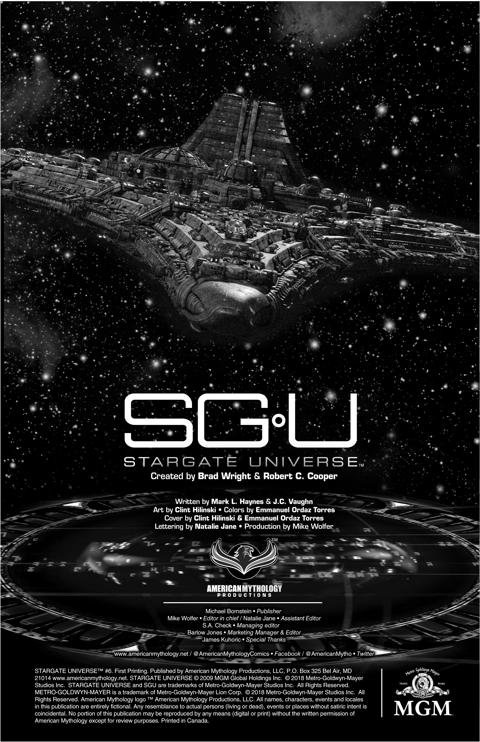 Read online Stargate Universe comic -  Issue #6 - 2