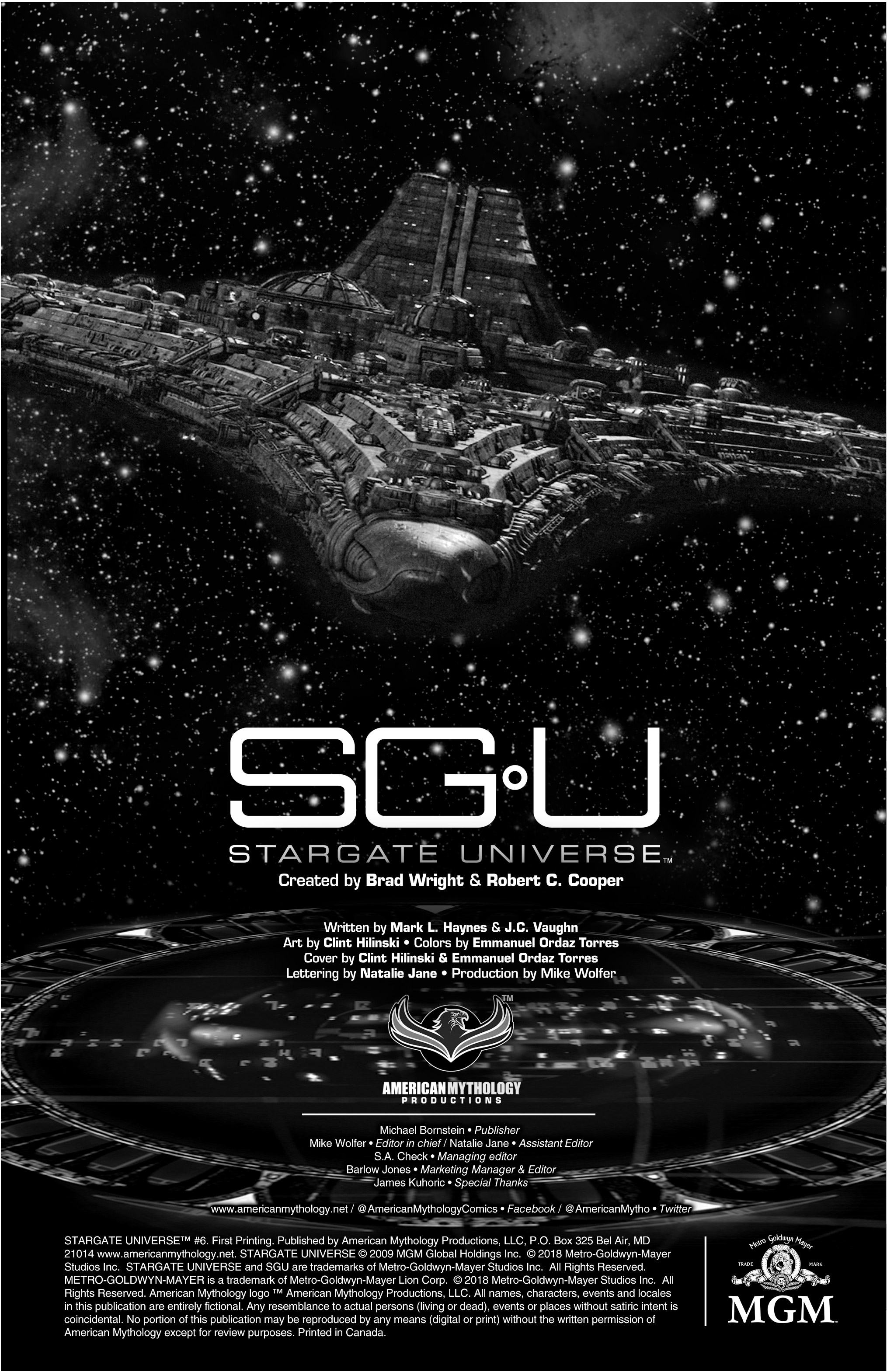 Read online Stargate Universe comic -  Issue #6 - 2