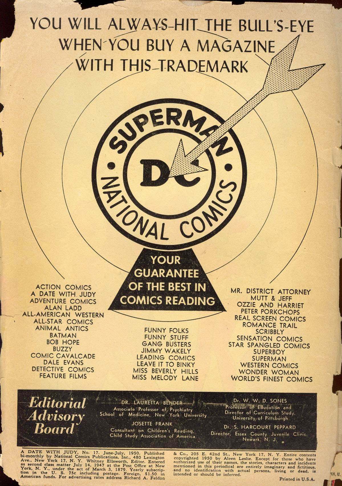 Read online A Date with Judy comic -  Issue #17 - 2