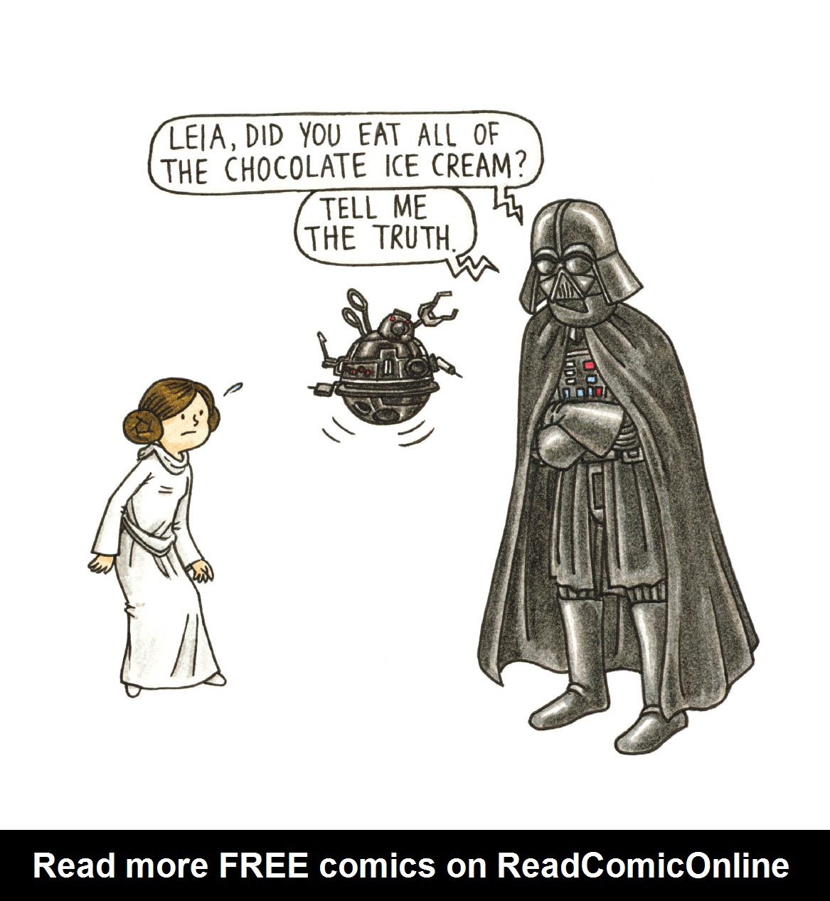 Read online Star Wars: Vader's Little Princess comic -  Issue # TPB - 21