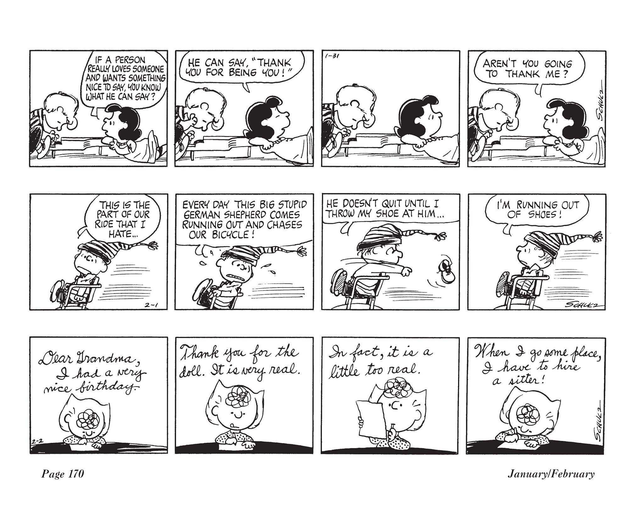 Read online The Complete Peanuts comic -  Issue # TPB 12 - 184