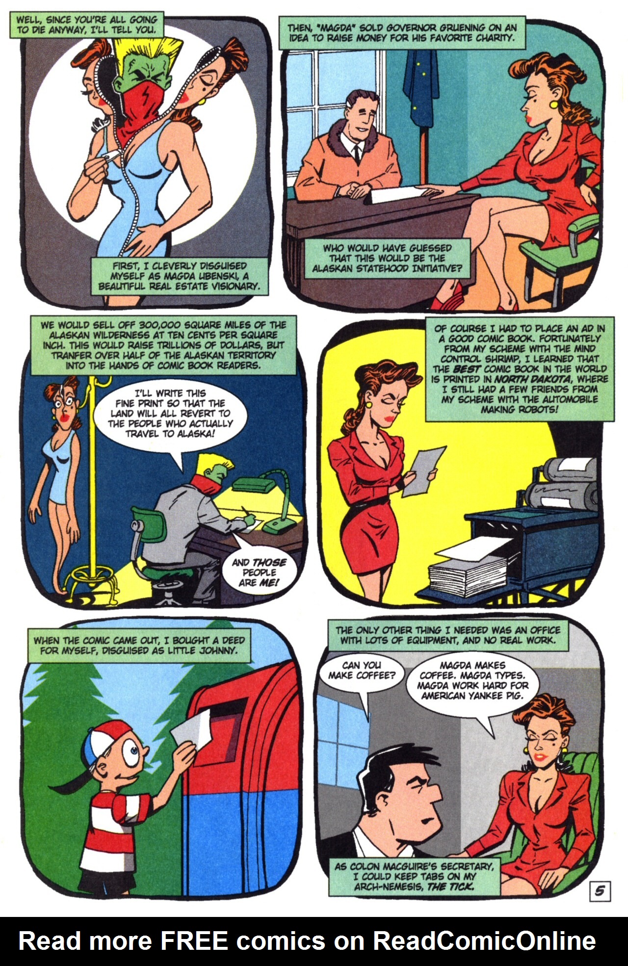 Read online The Tick's Golden Age Comic comic -  Issue #3 - 36