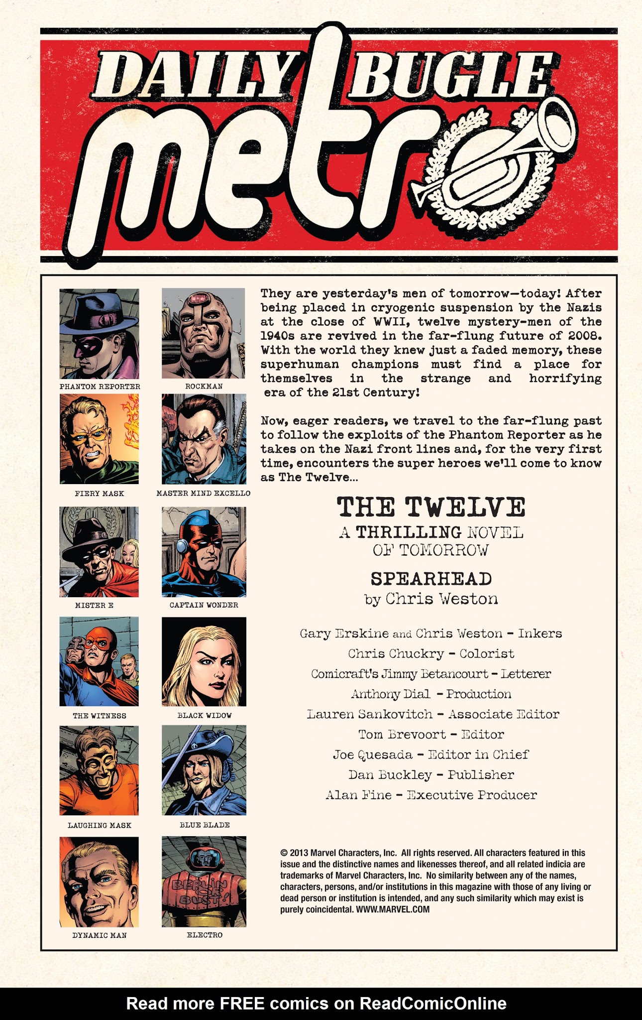 Read online The Twelve: Spearhead comic -  Issue # Full - 2