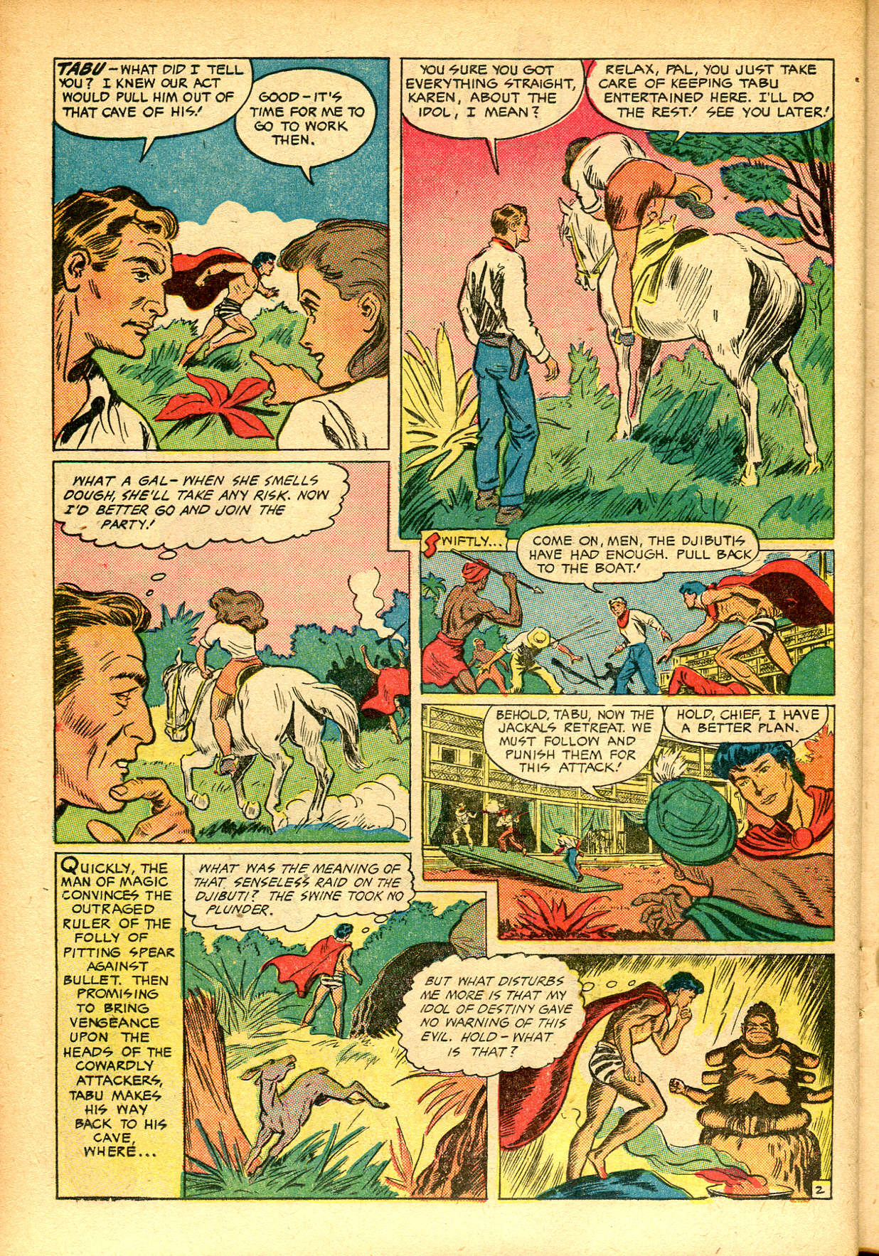 Read online Jungle Comics comic -  Issue #135 - 34