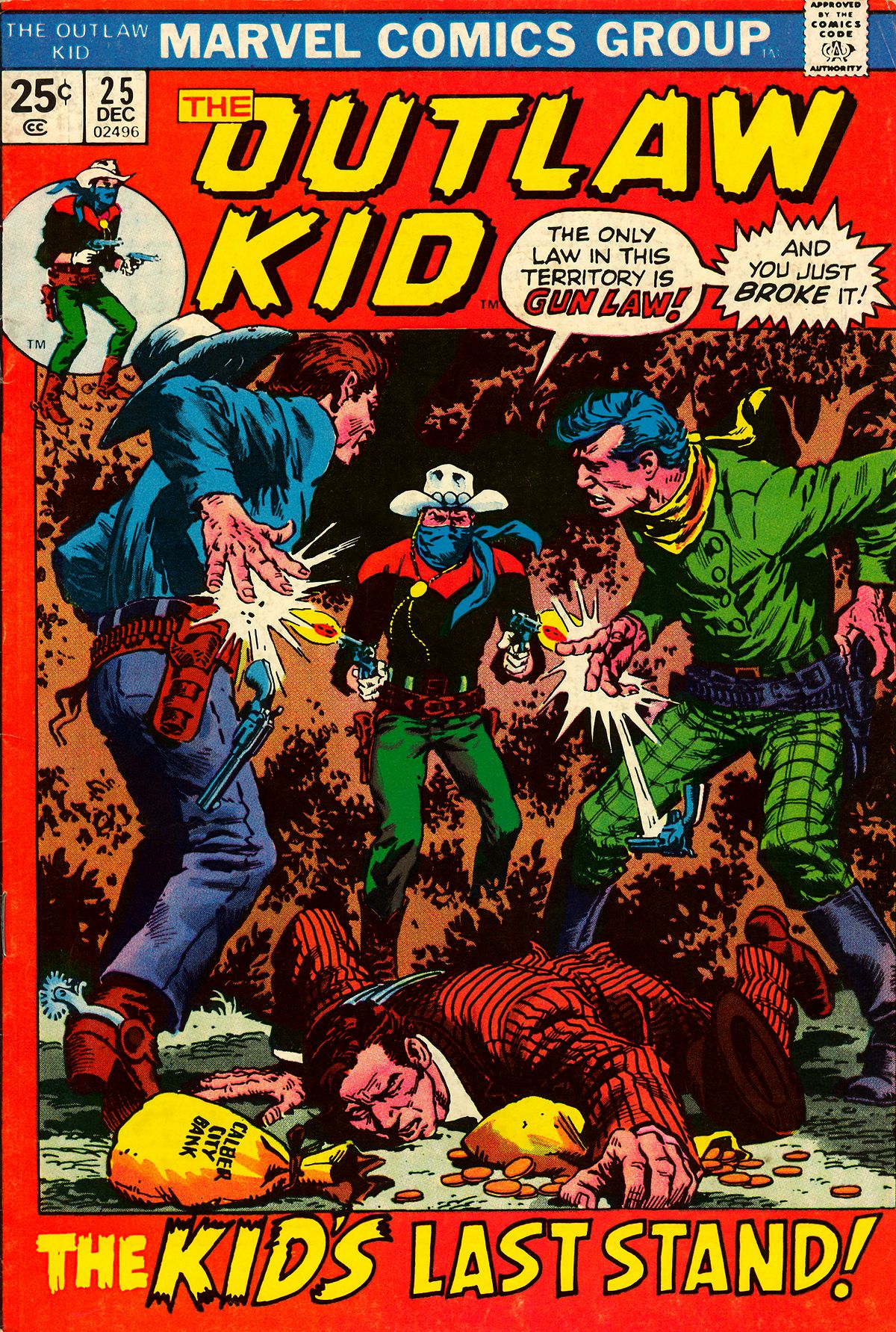 Read online The Outlaw Kid (1970) comic -  Issue #25 - 1