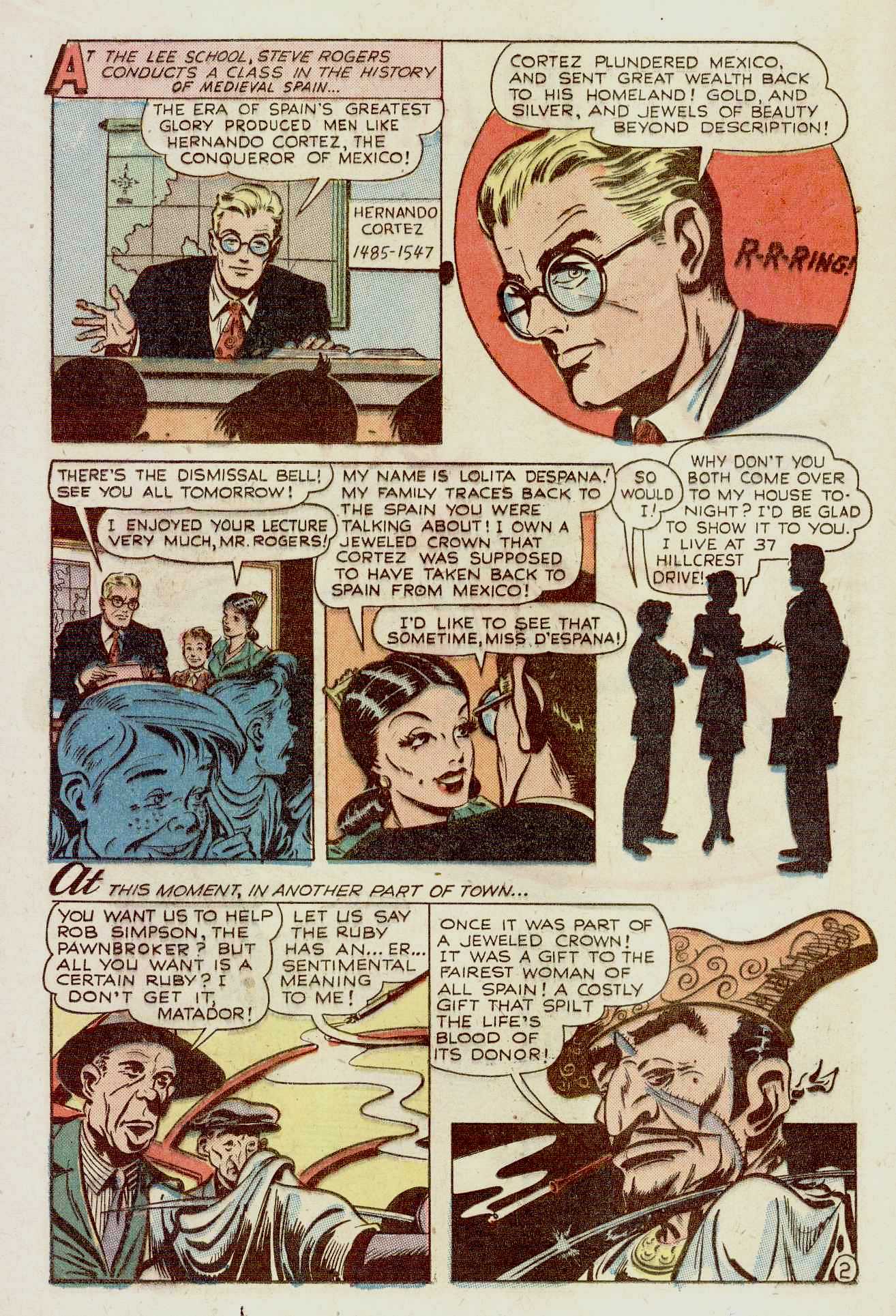 Read online Captain America Comics comic -  Issue #65 - 16