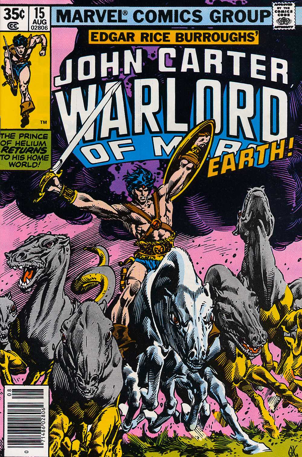 Read online John Carter Warlord of Mars comic -  Issue #15 - 1