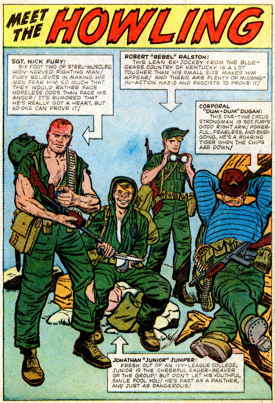 Read online Sgt. Fury comic -  Issue #1 - 4