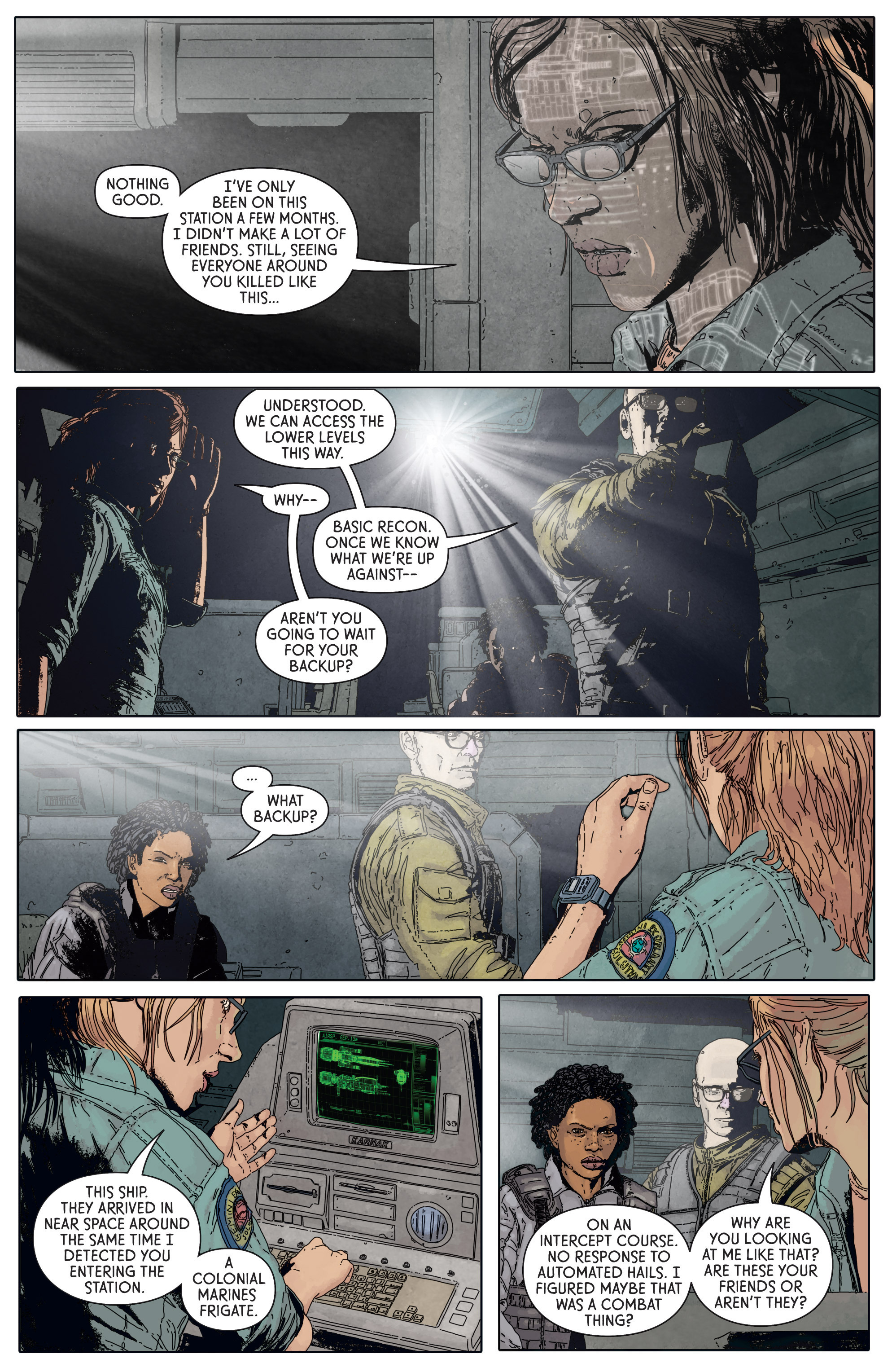 Read online Aliens: Defiance comic -  Issue #5 - 16