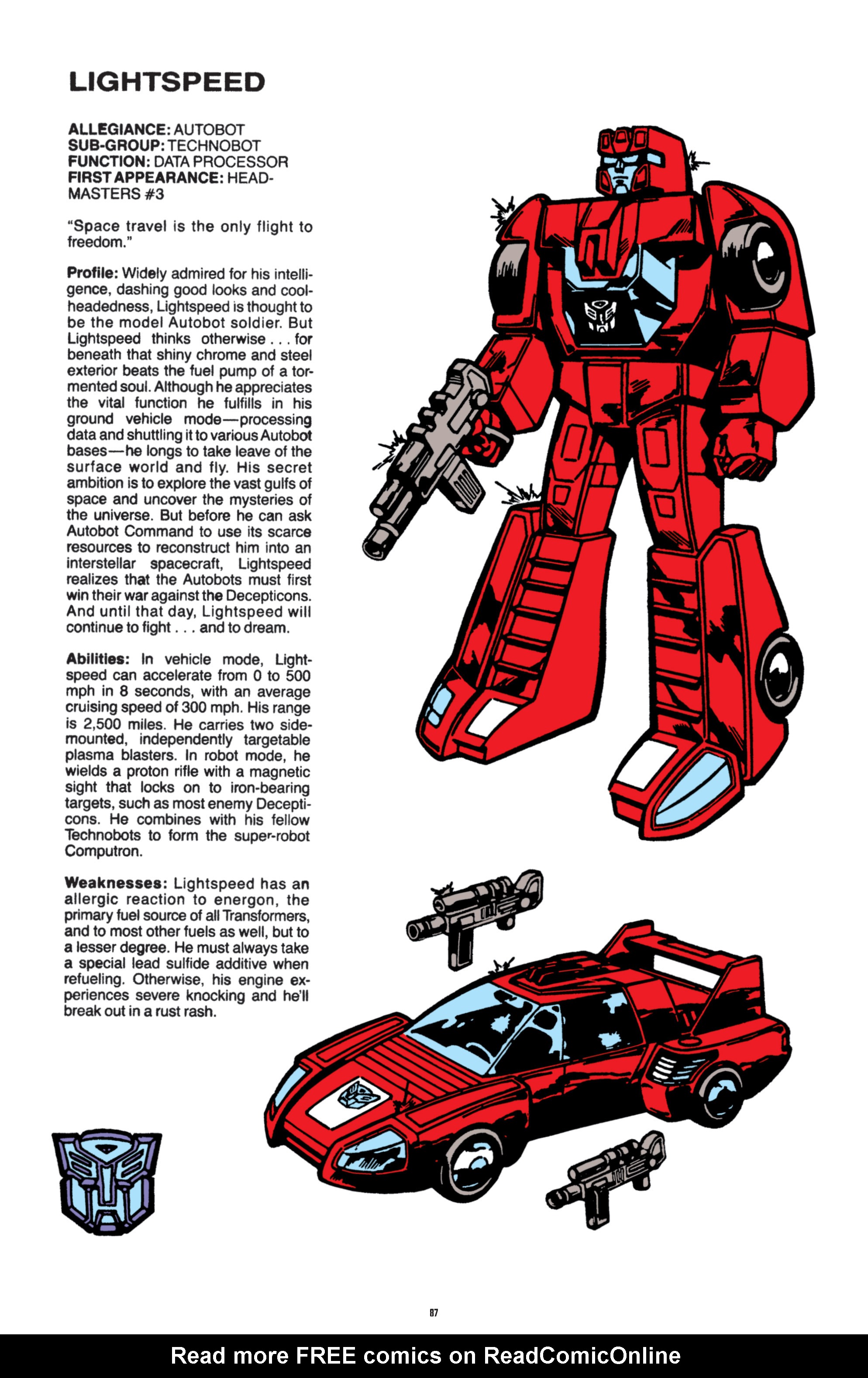 Read online The Transformers Classics comic -  Issue # TPB 8 - 86