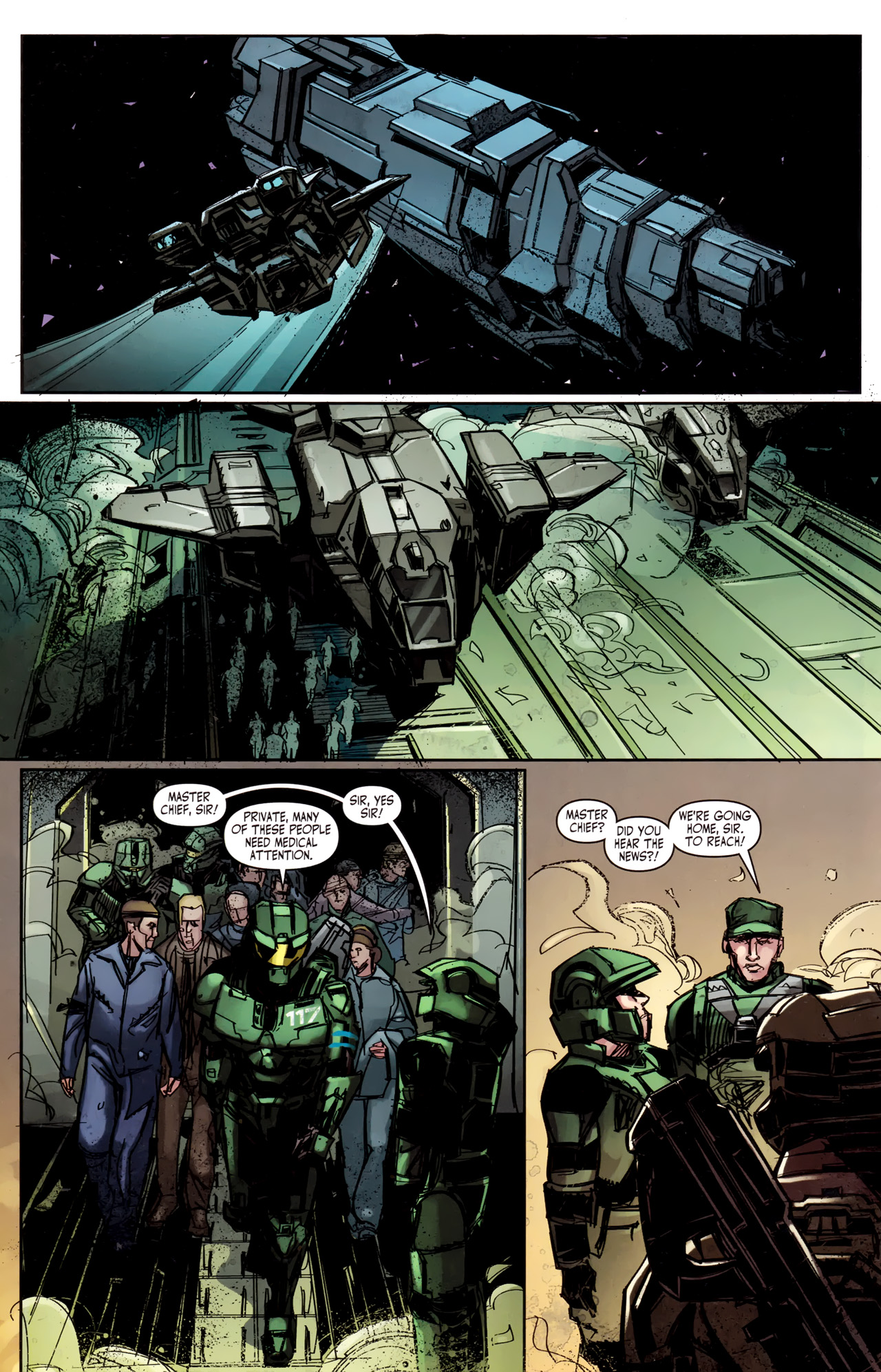 Read online Halo: Fall Of Reach - Covenant comic -  Issue #4 - 20