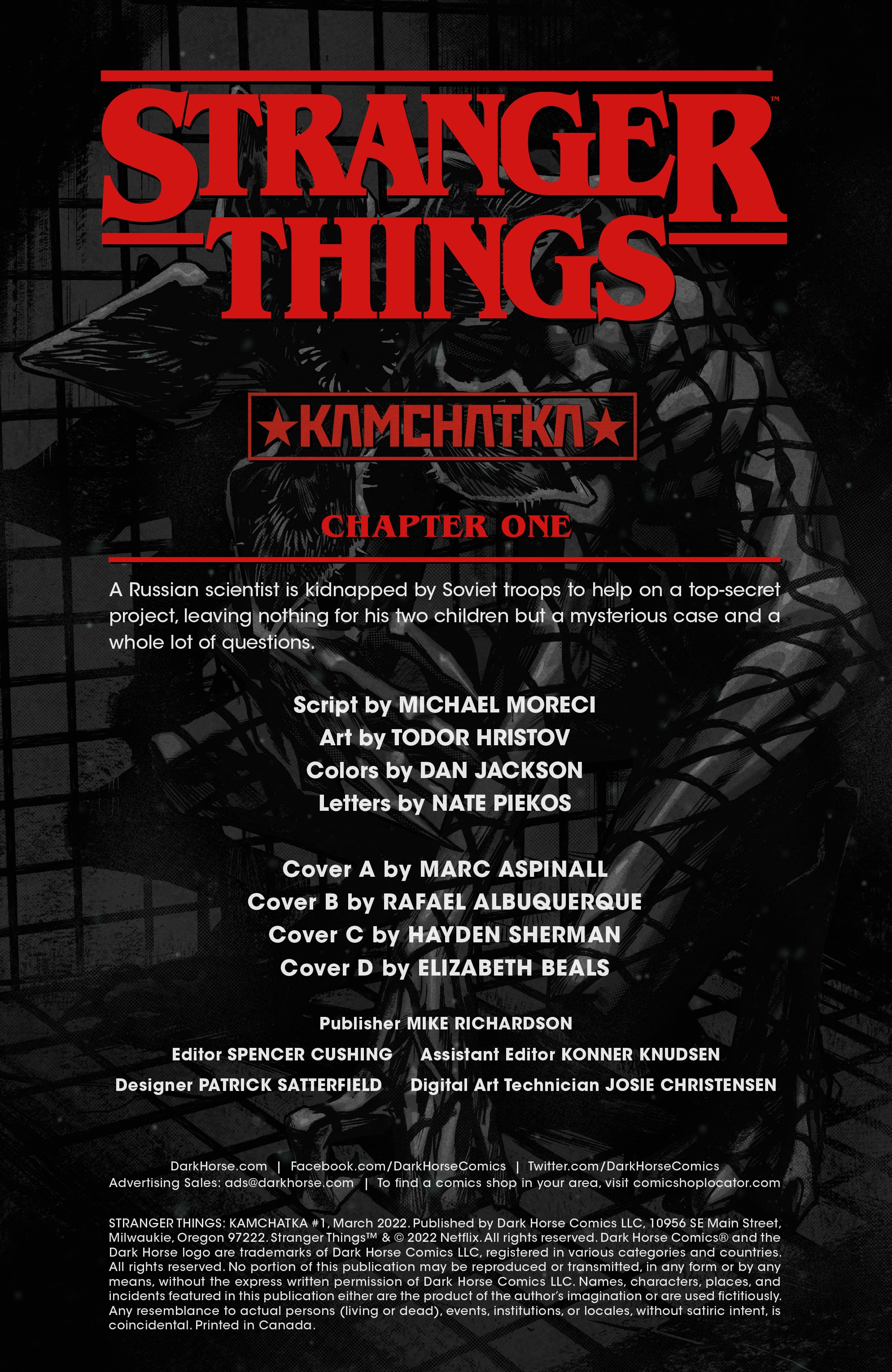 Read online Stranger Things: Kamchatka comic -  Issue #1 - 2