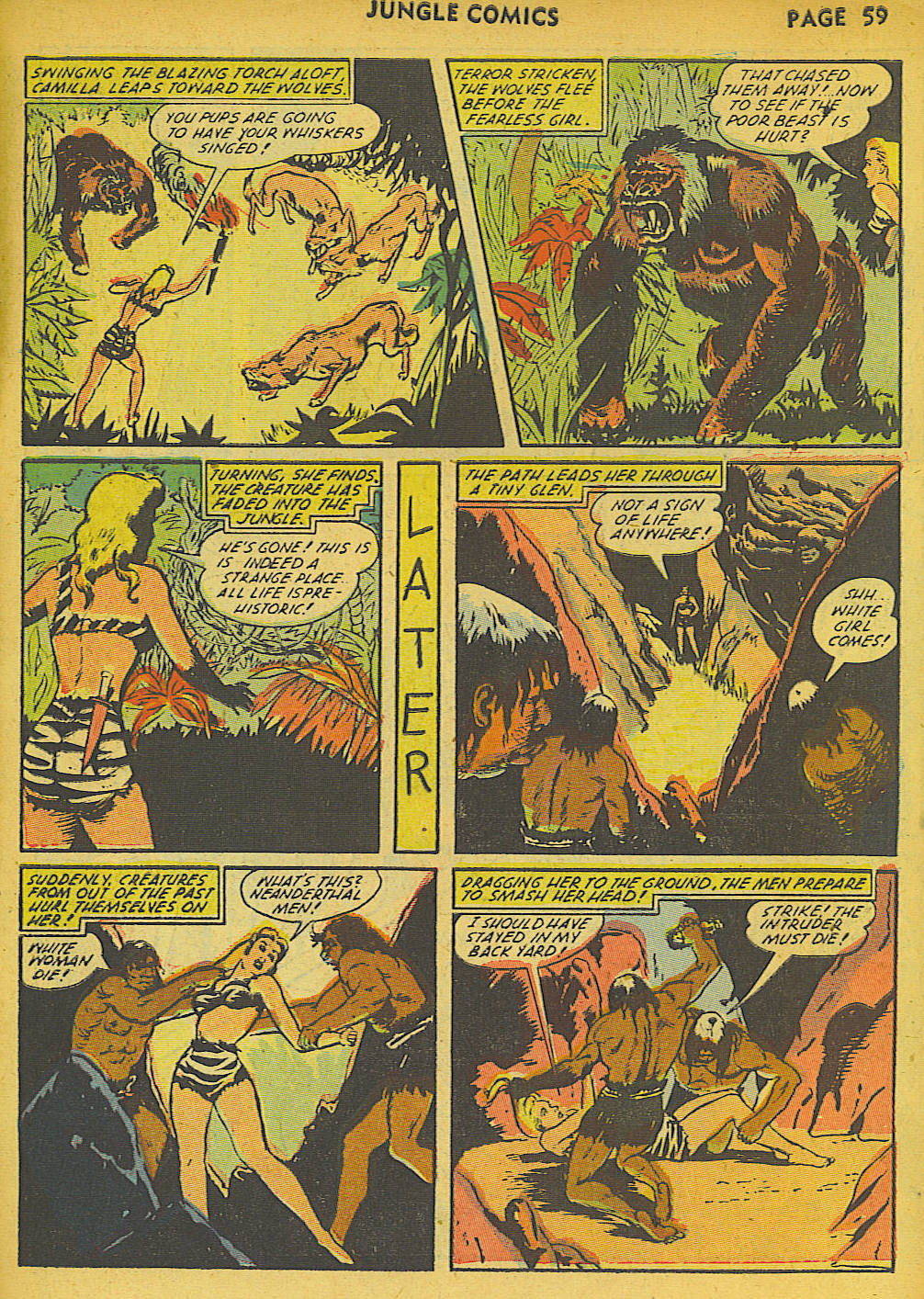 Read online Jungle Comics comic -  Issue #36 - 62