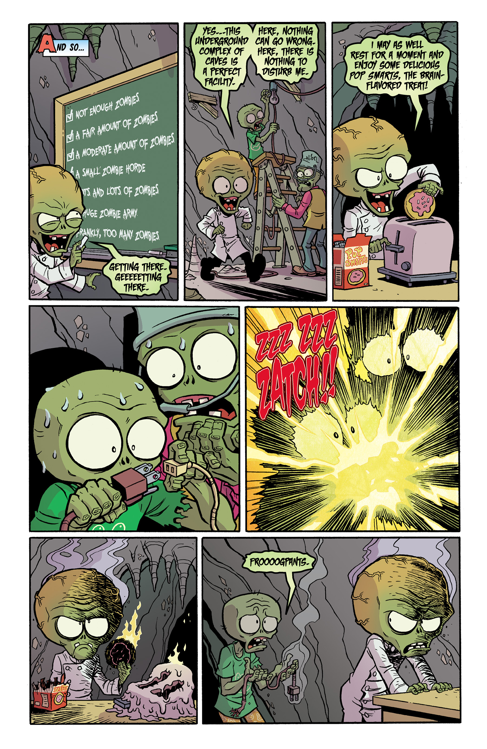 Read online Plants vs. Zombies: Boom Boom Mushroom comic -  Issue #10 - 10