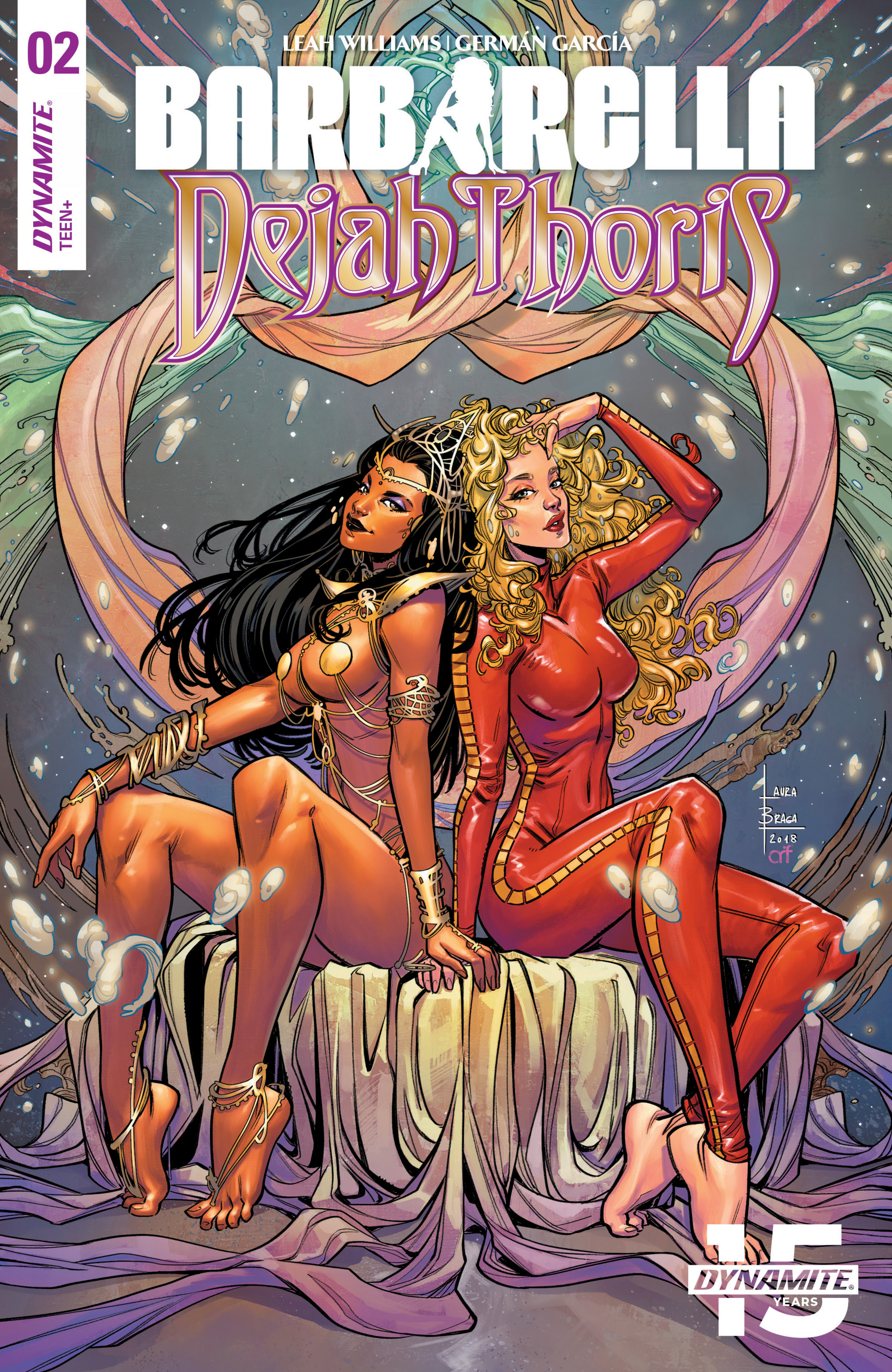 Read online Barbarella/Dejah Thoris comic -  Issue #2 - 1