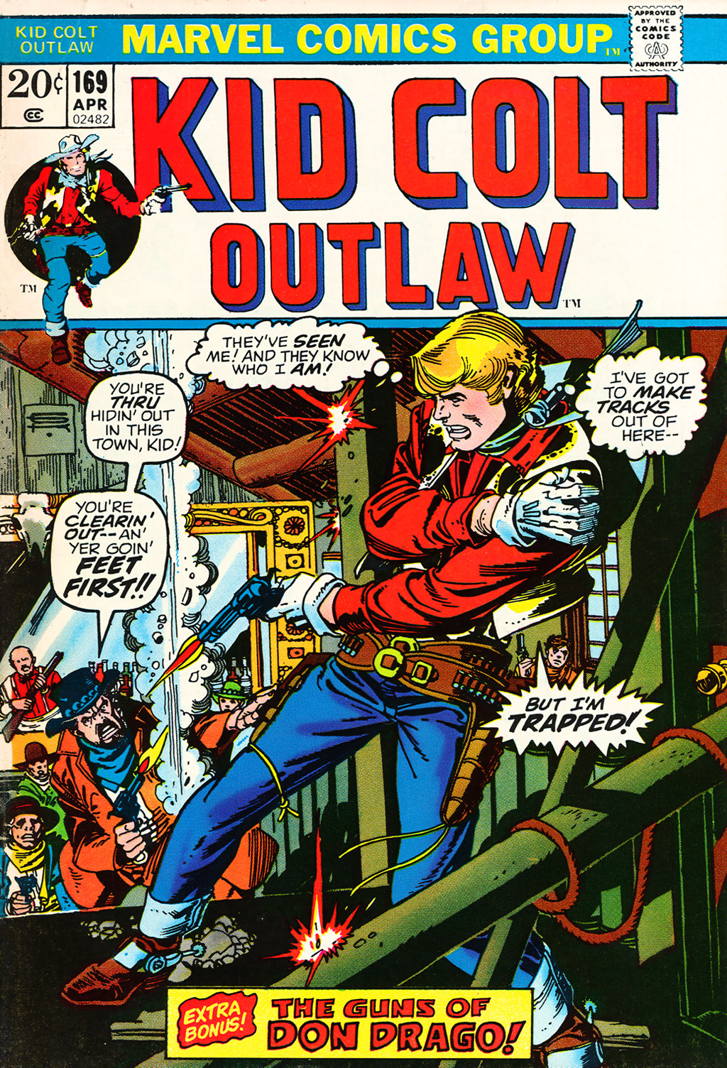 Read online Kid Colt Outlaw comic -  Issue #169 - 1