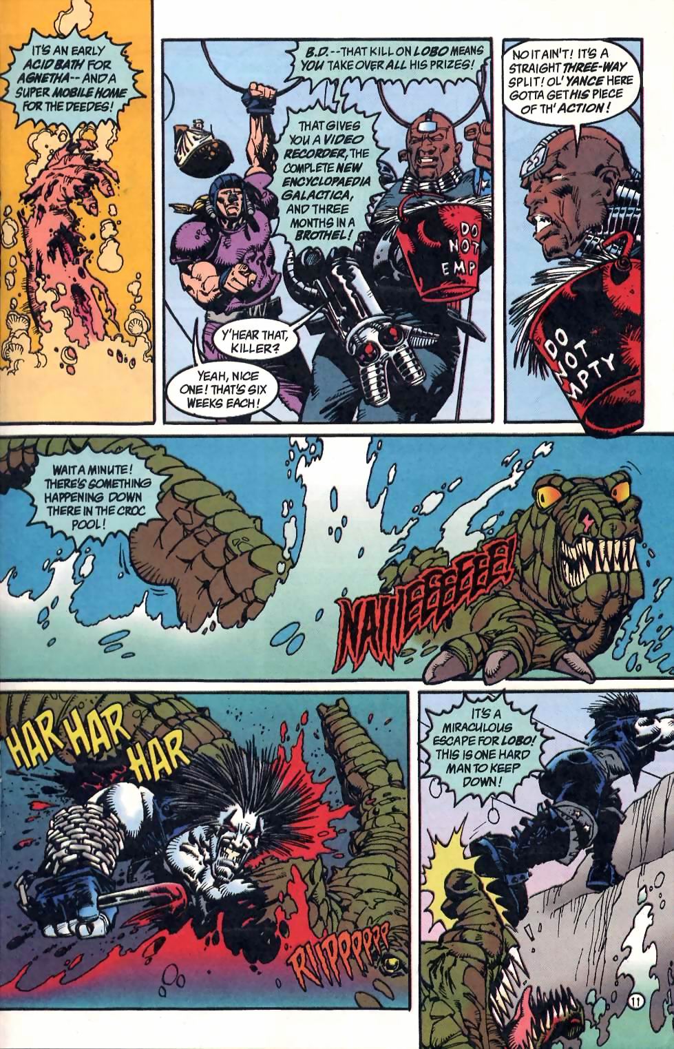 Read online Lobo: Unamerican Gladiators comic -  Issue #2 - 12