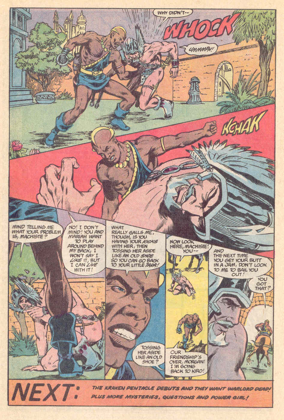 Read online Warlord (1976) comic -  Issue #118 - 22