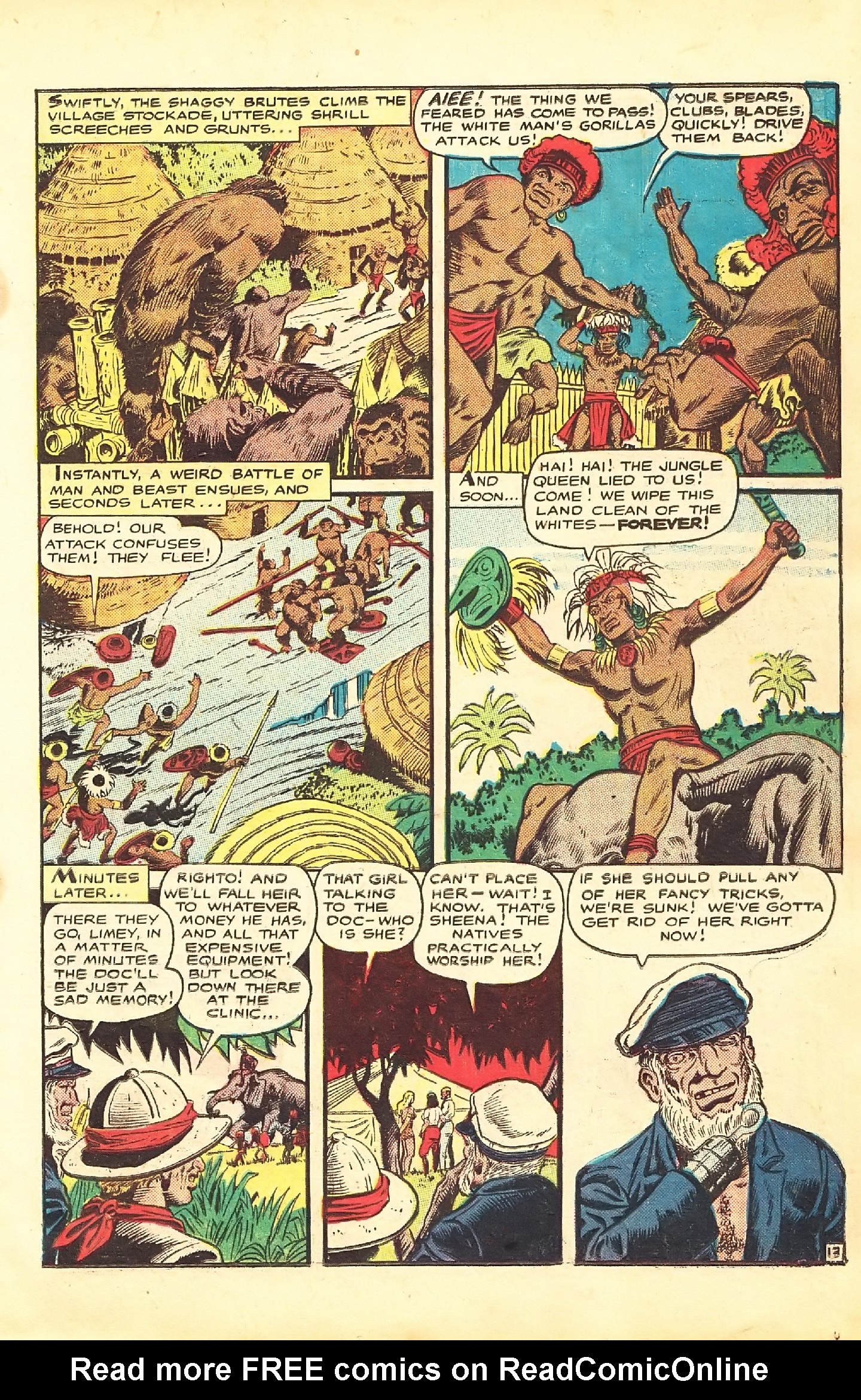 Read online Sheena, Queen of the Jungle (1942) comic -  Issue #7 - 15