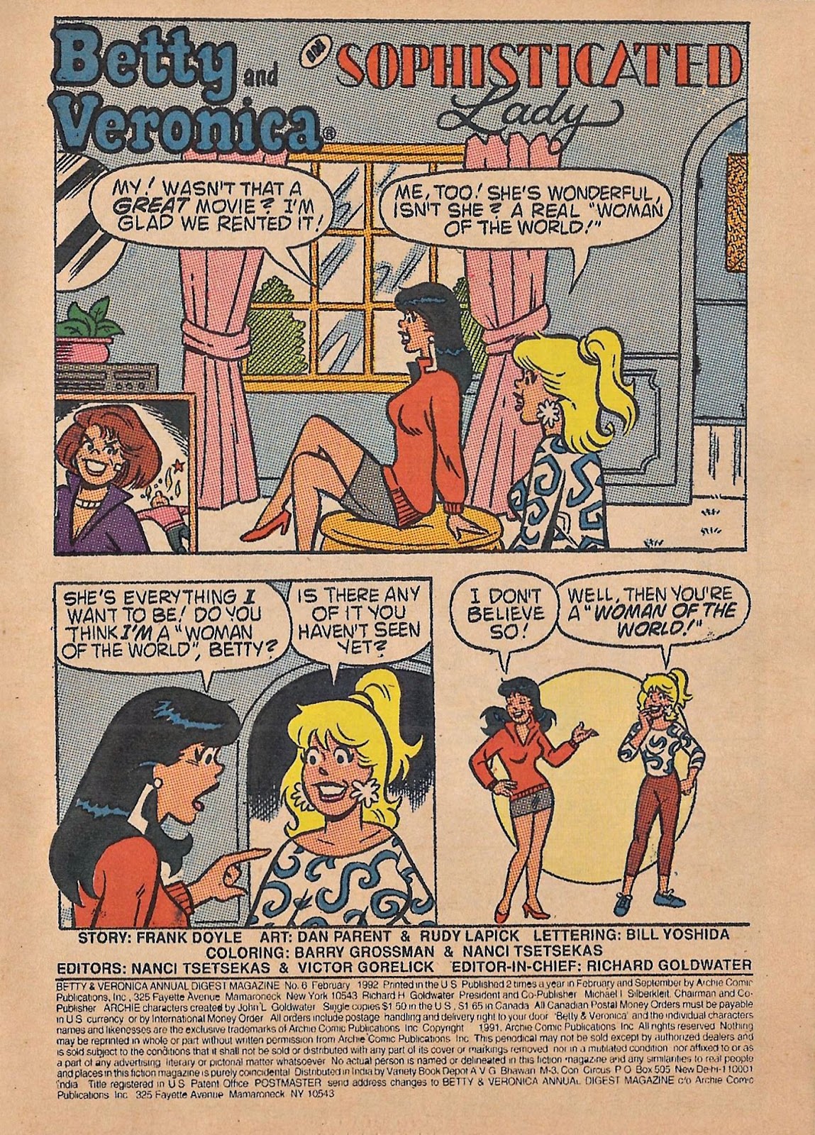 Betty and Veronica Annual Digest Magazine issue 6 - Page 3