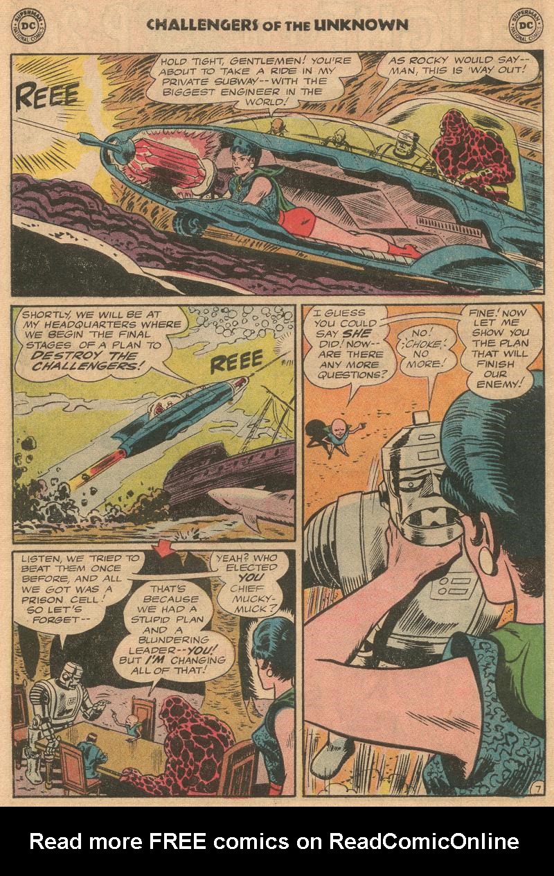 Read online Challengers of the Unknown (1958) comic -  Issue #45 - 10