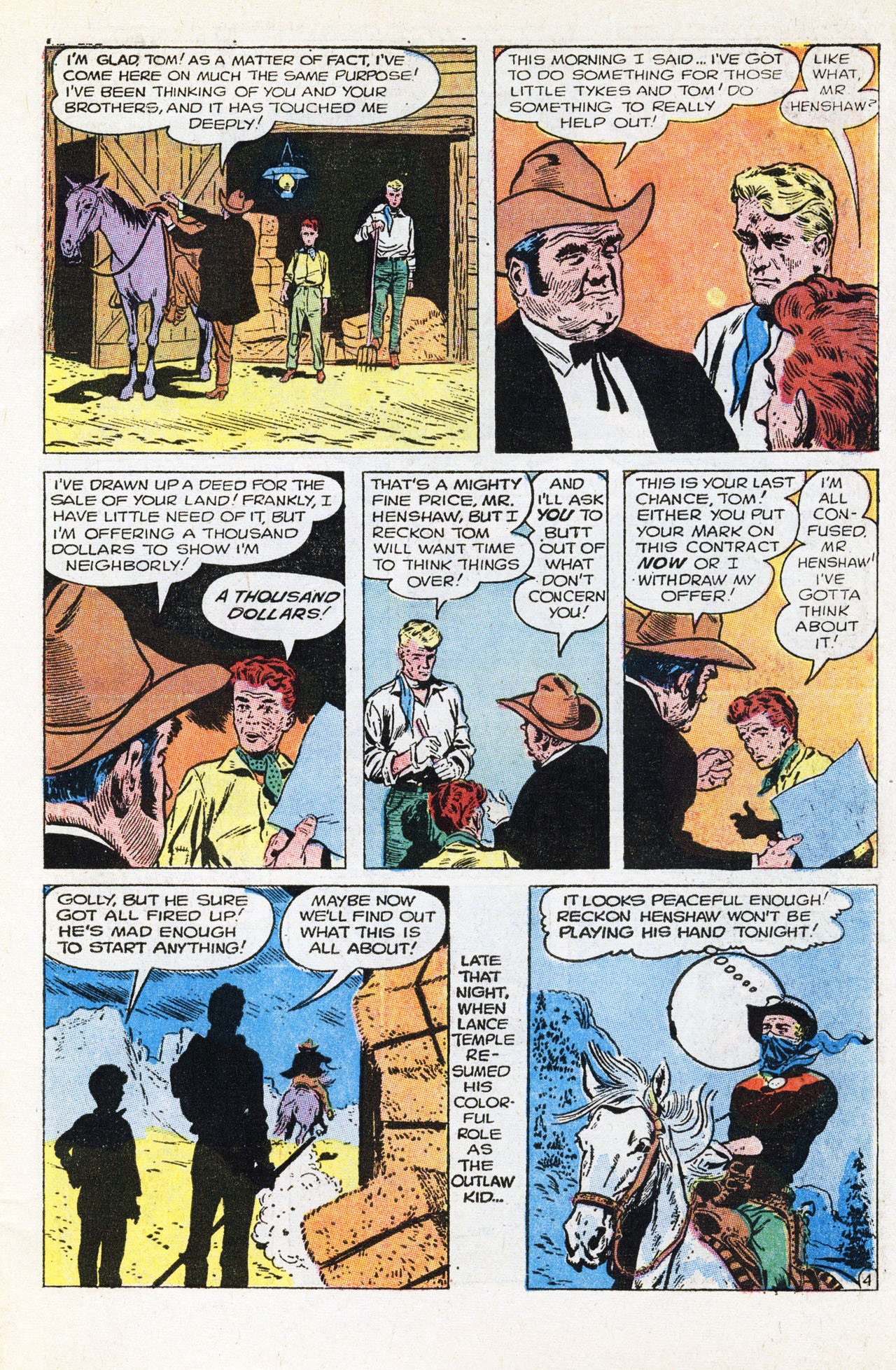 Read online The Outlaw Kid (1970) comic -  Issue #9 - 7