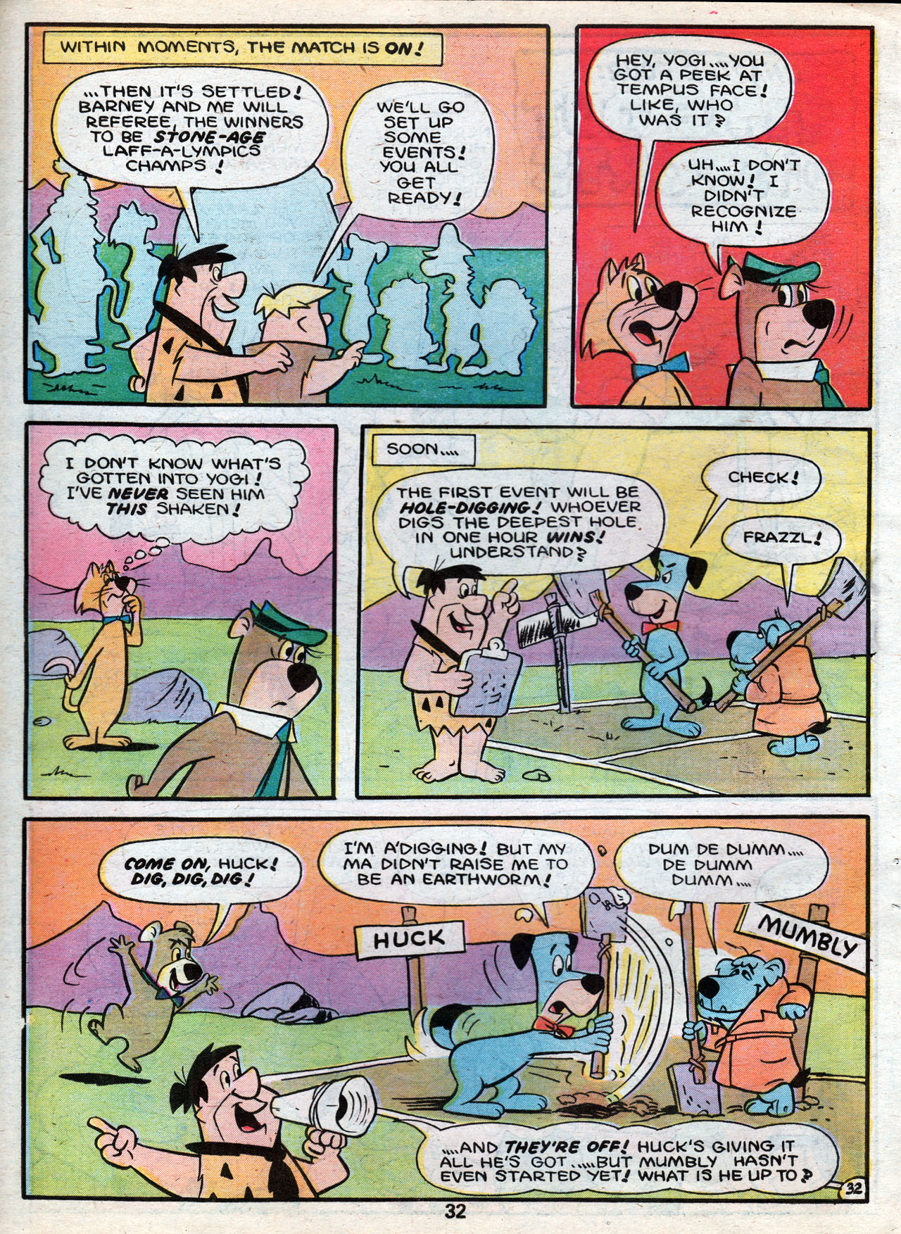 Read online Flintstones Visits Laff-A-Lympics comic -  Issue # Full - 34