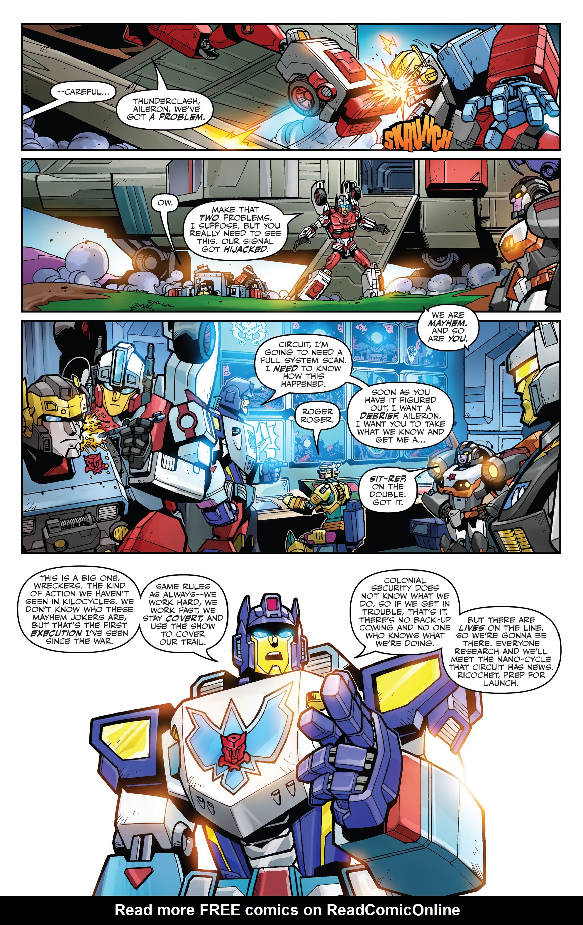 Read online Transformers: Wreckers-Tread and Circuits comic -  Issue #1 - 13