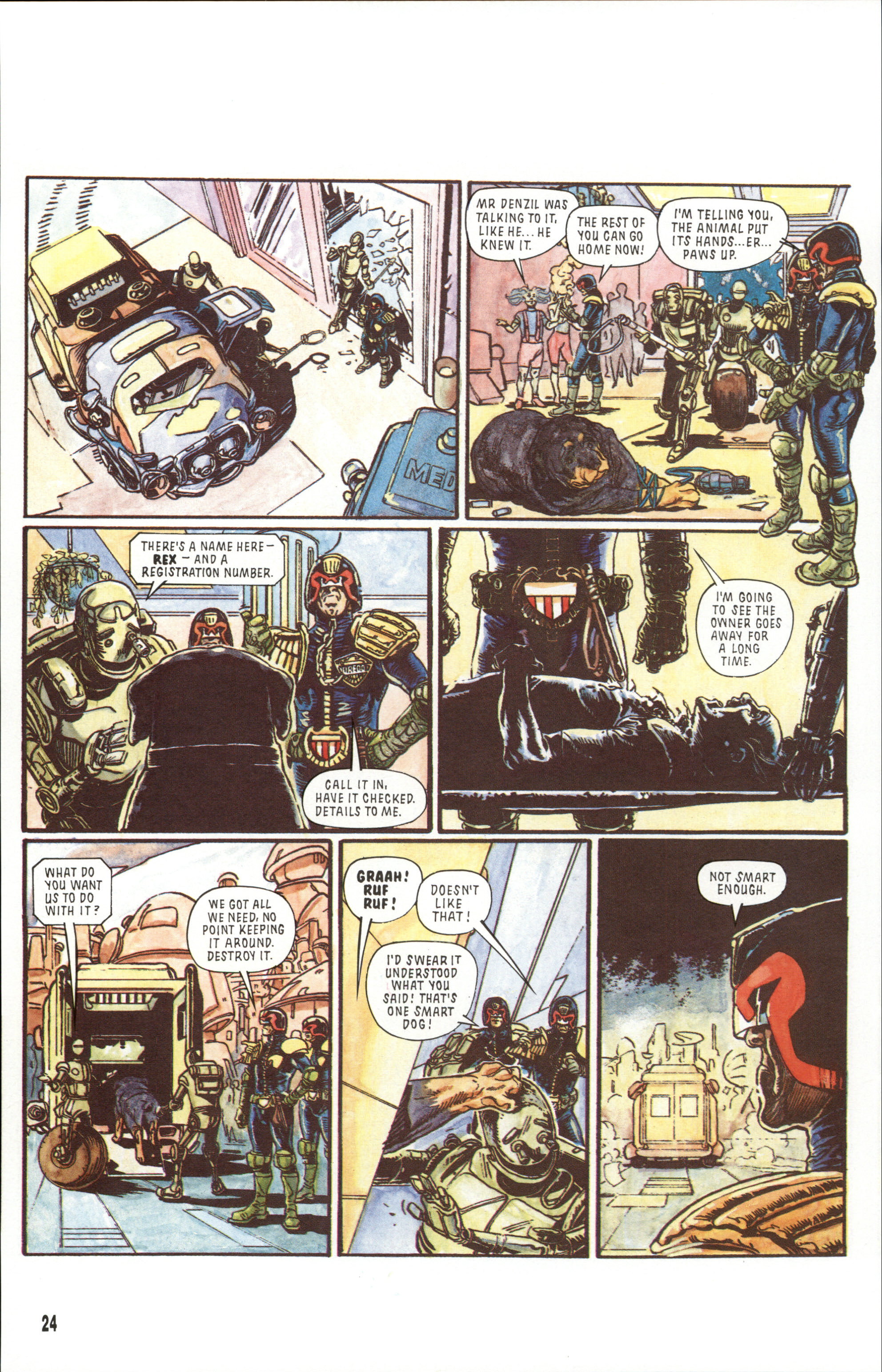 Read online Dredd Rules! comic -  Issue #9 - 26
