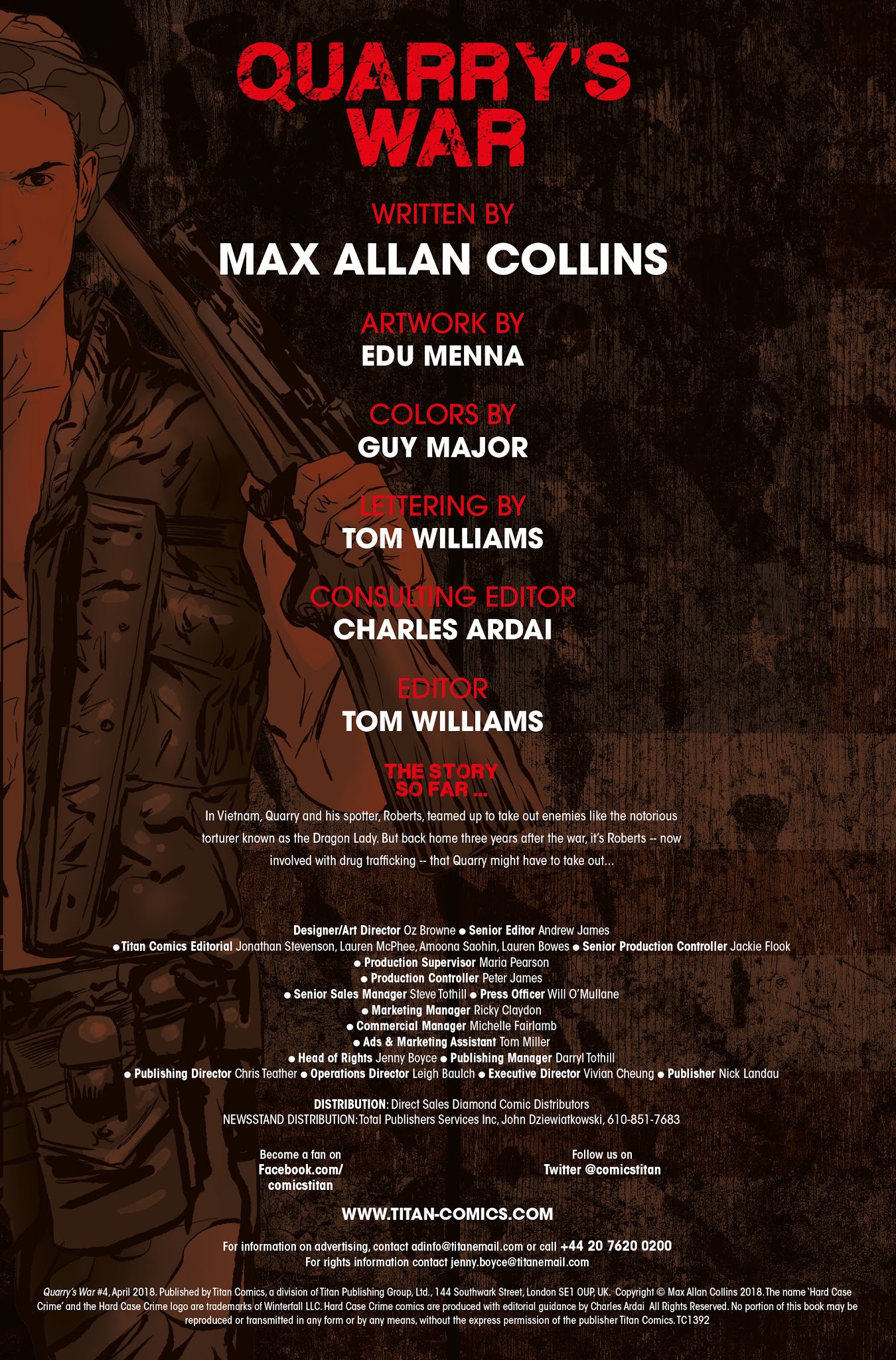 Read online Quarry's War comic -  Issue #4 - 3