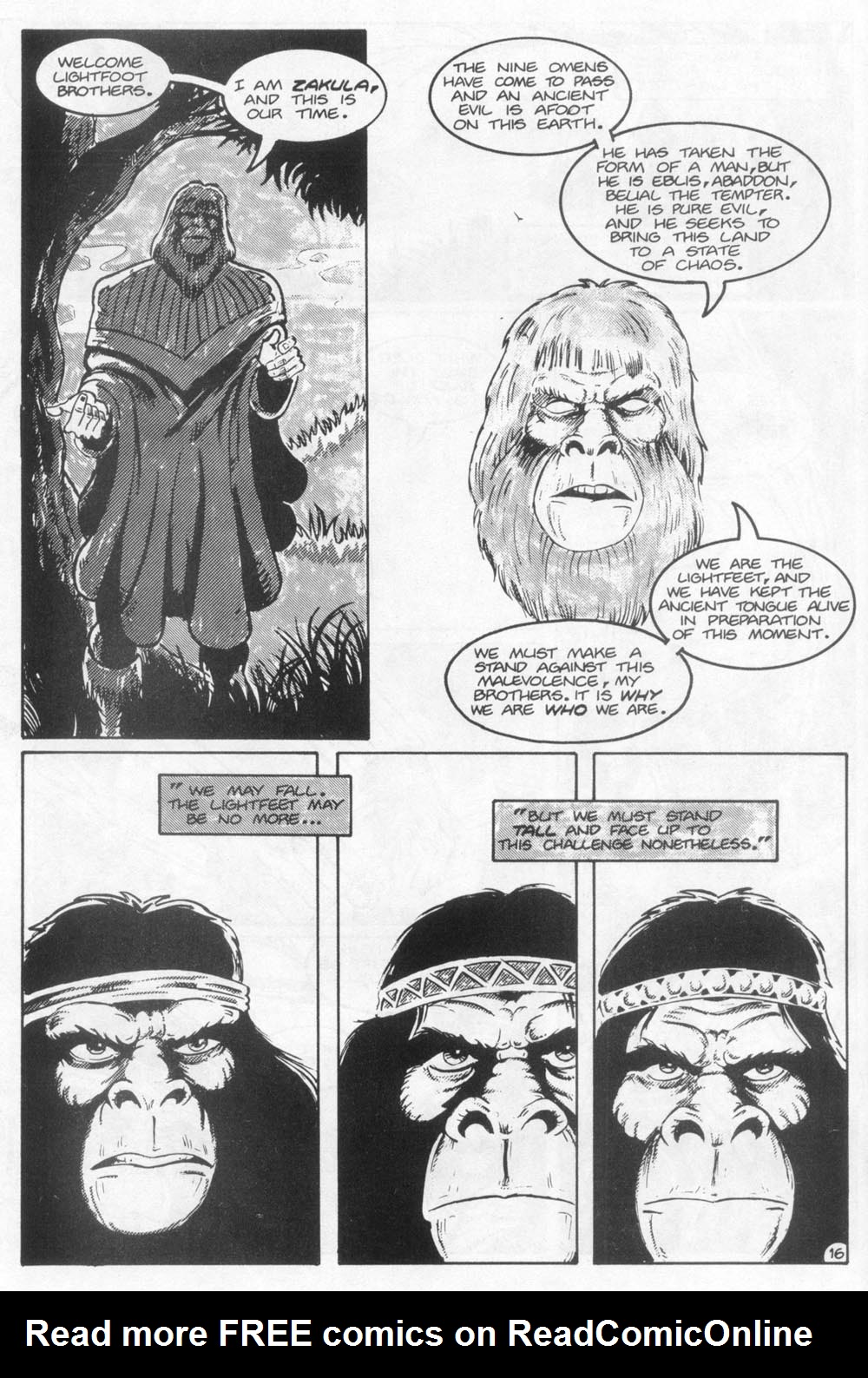 Read online Planet of the Apes (1990) comic -  Issue #22 - 18