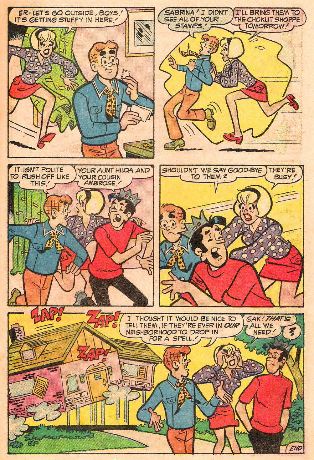 Read online Sabrina The Teenage Witch (1971) comic -  Issue #8 - 19