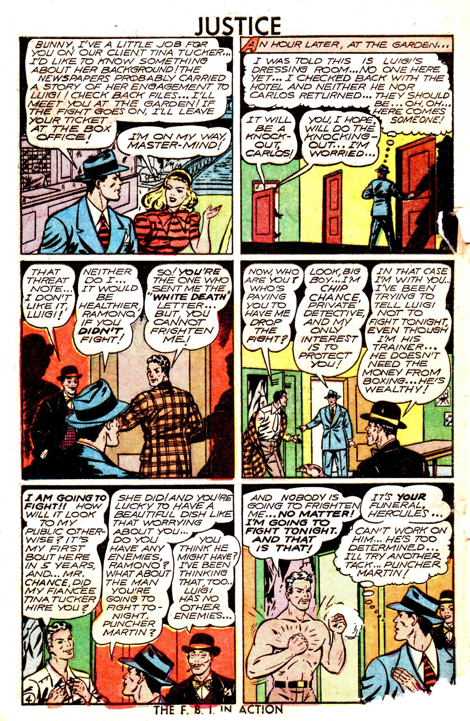 Read online Justice Comics (1947) comic -  Issue #1 - 5