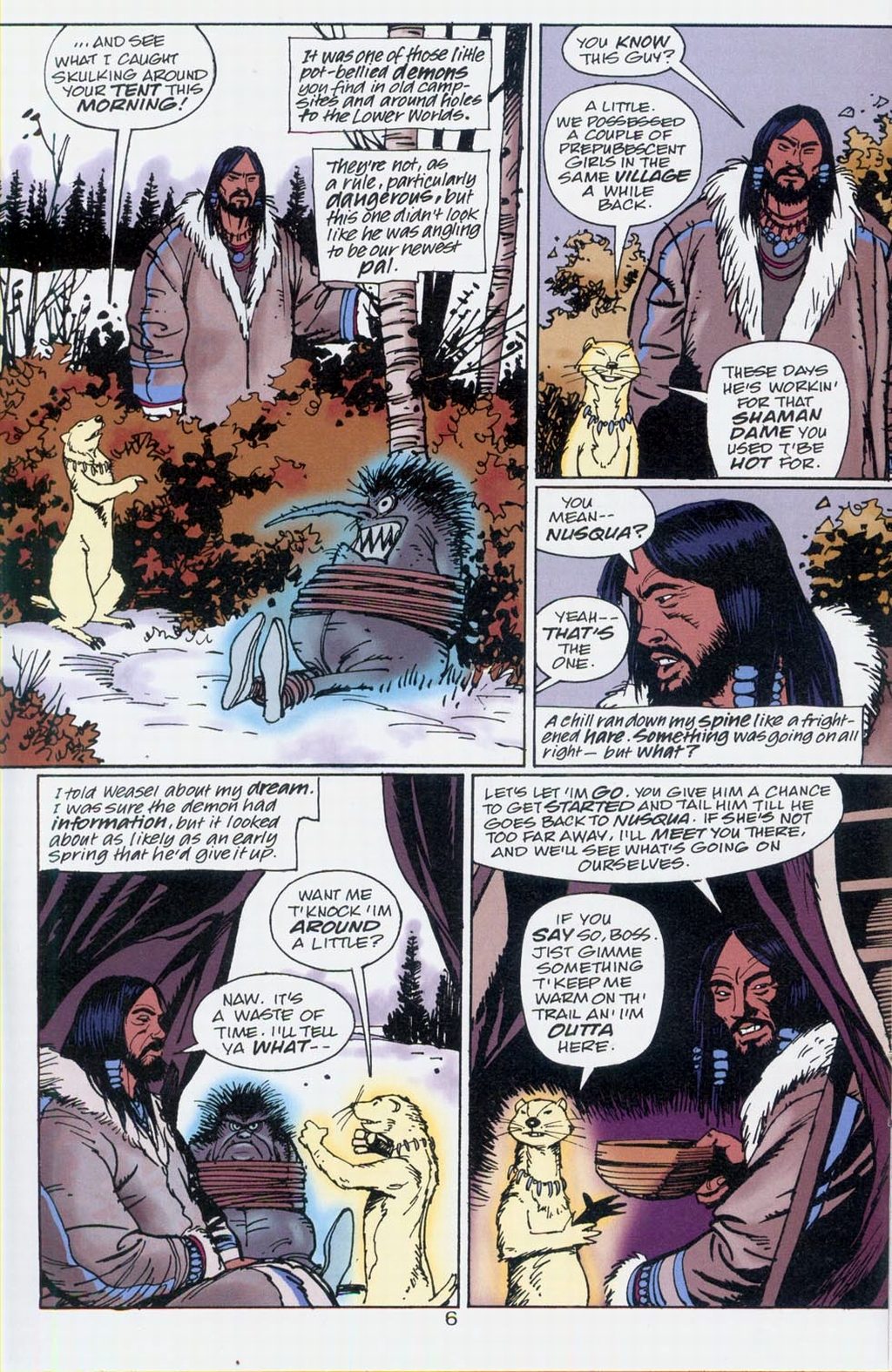 Read online Muktuk Wolfsbreath: Hard-Boiled Shaman comic -  Issue #1 - 6