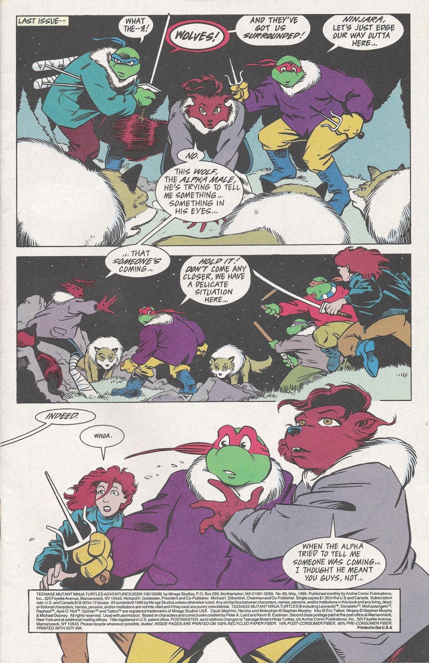 Teenage Mutant Ninja Turtles Adventures (1989) issue 68 - Page 3