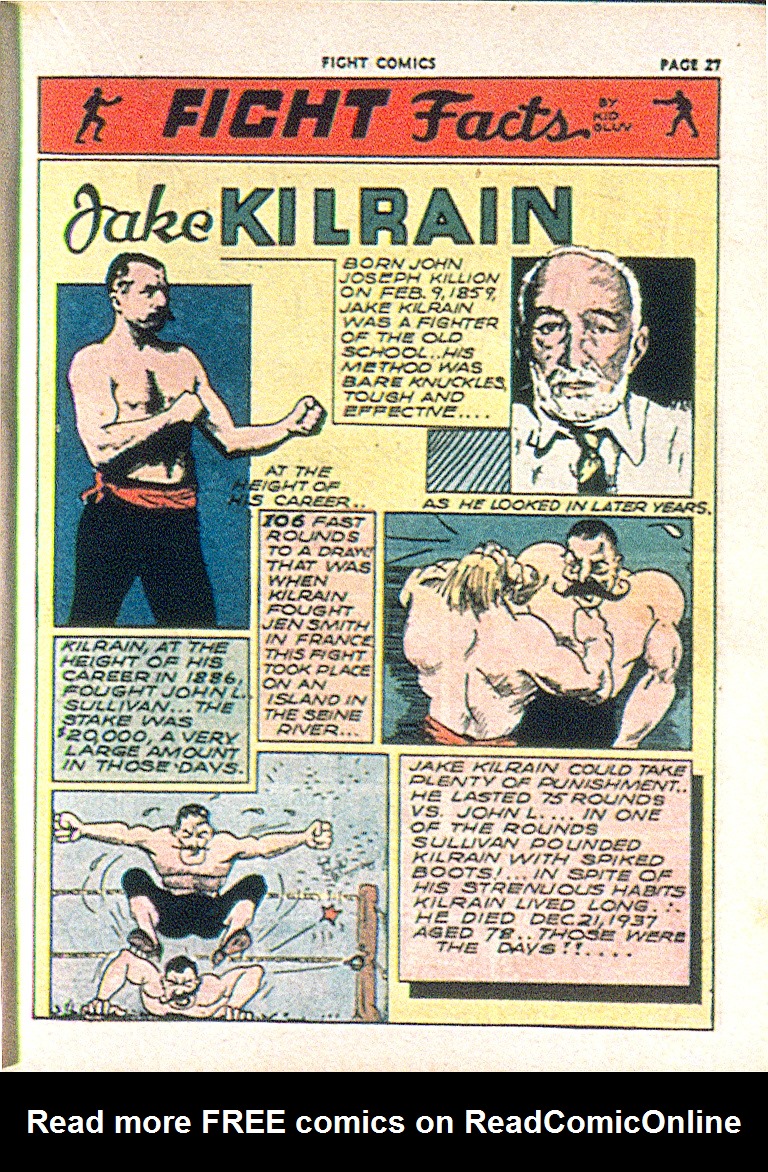 Read online Fight Comics comic -  Issue #13 - 29