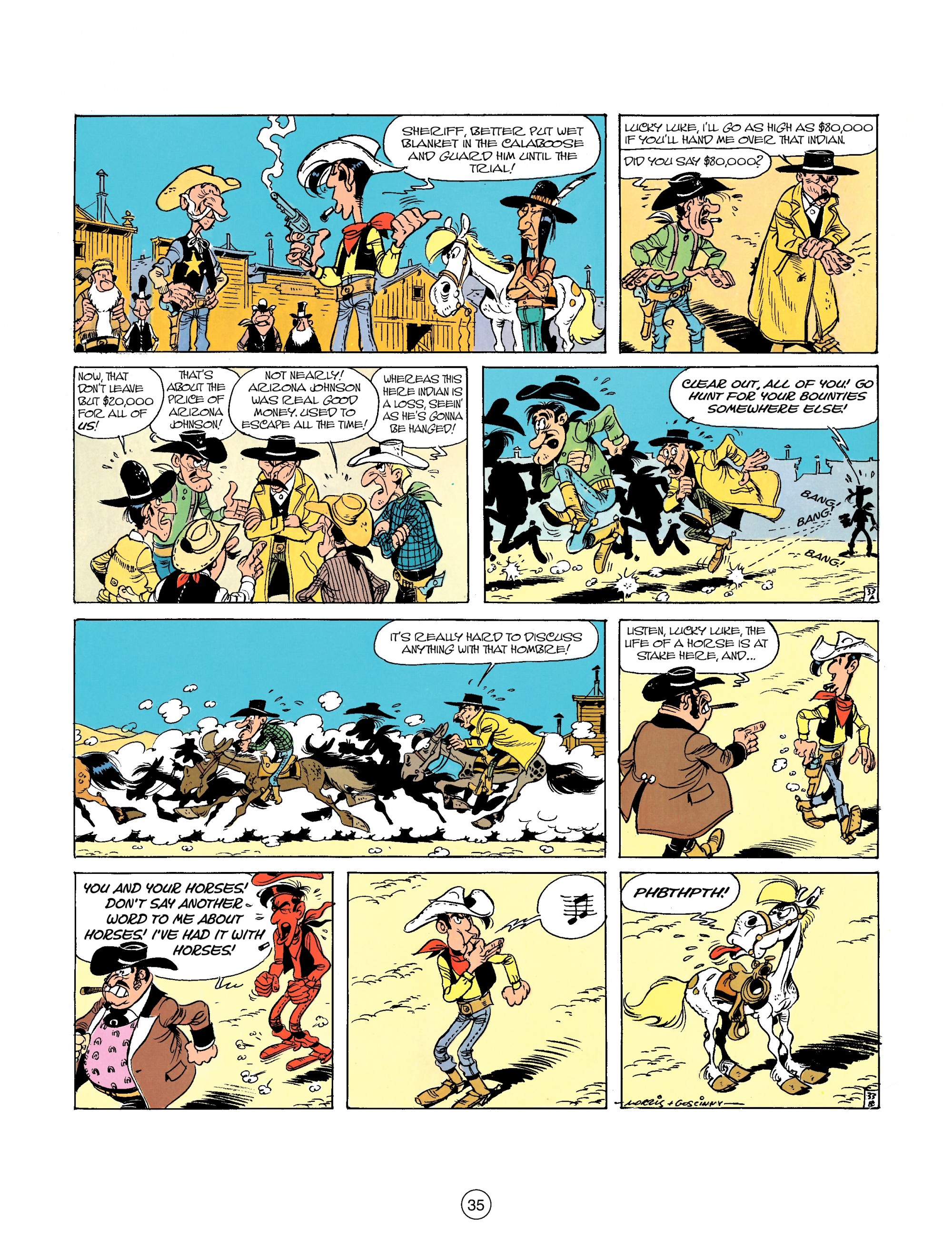 Read online A Lucky Luke Adventure comic -  Issue #26 - 35