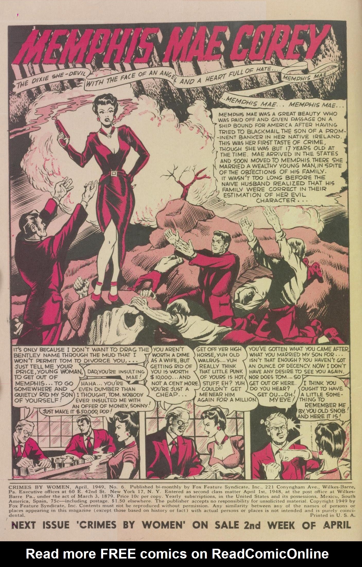 Read online Crimes By Women comic -  Issue #6 - 2