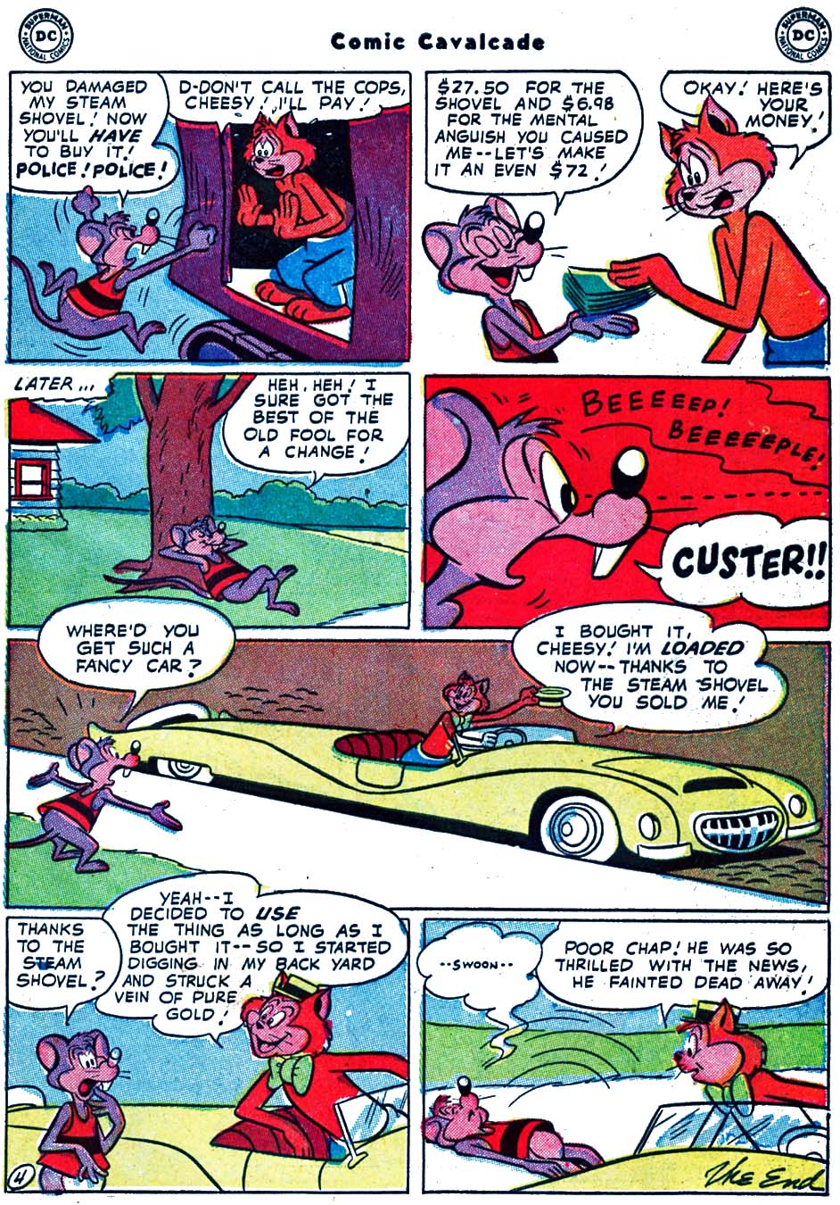Read online Comic Cavalcade comic -  Issue #63 - 59