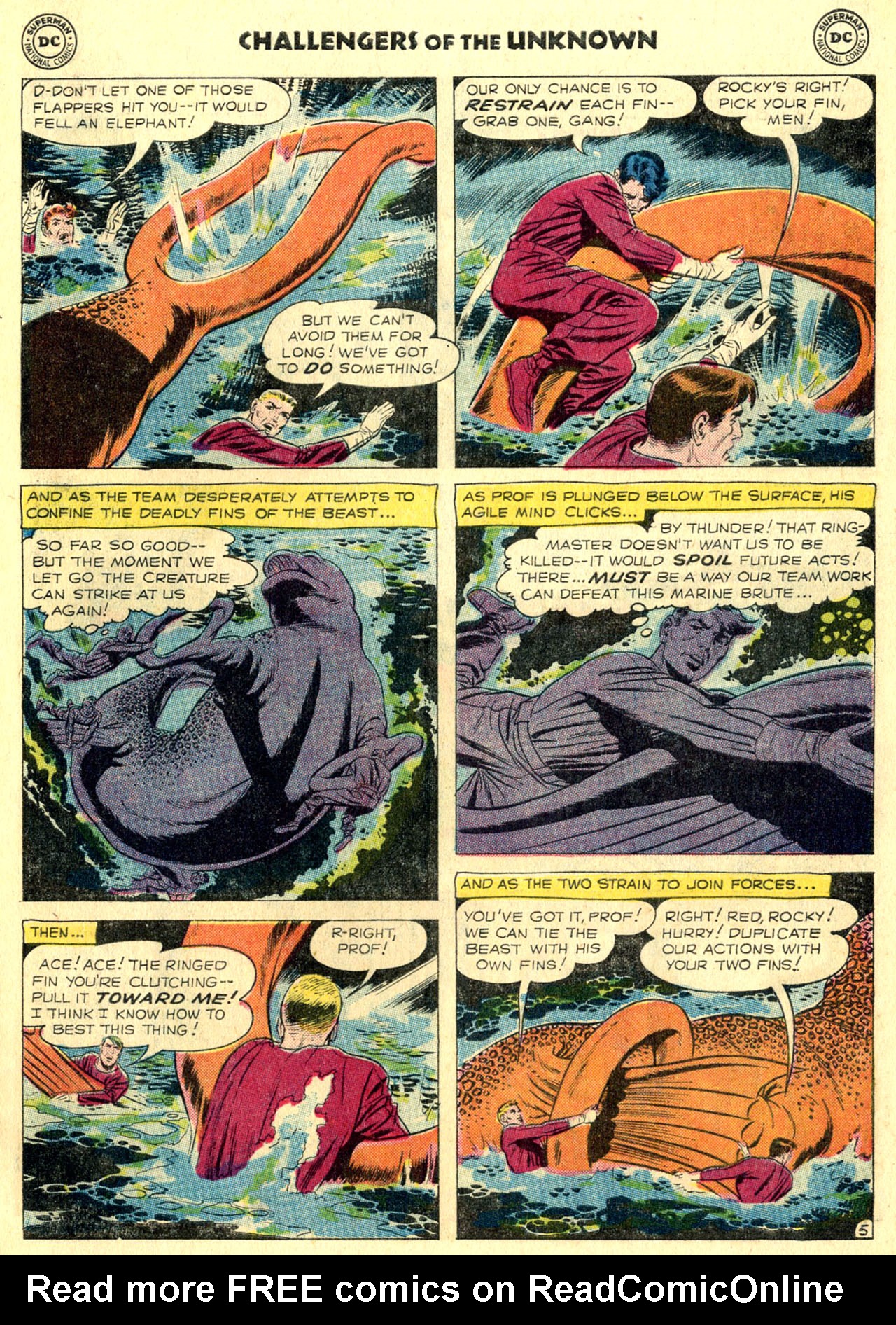 Challengers of the Unknown (1958) Issue #6 #6 - English 7
