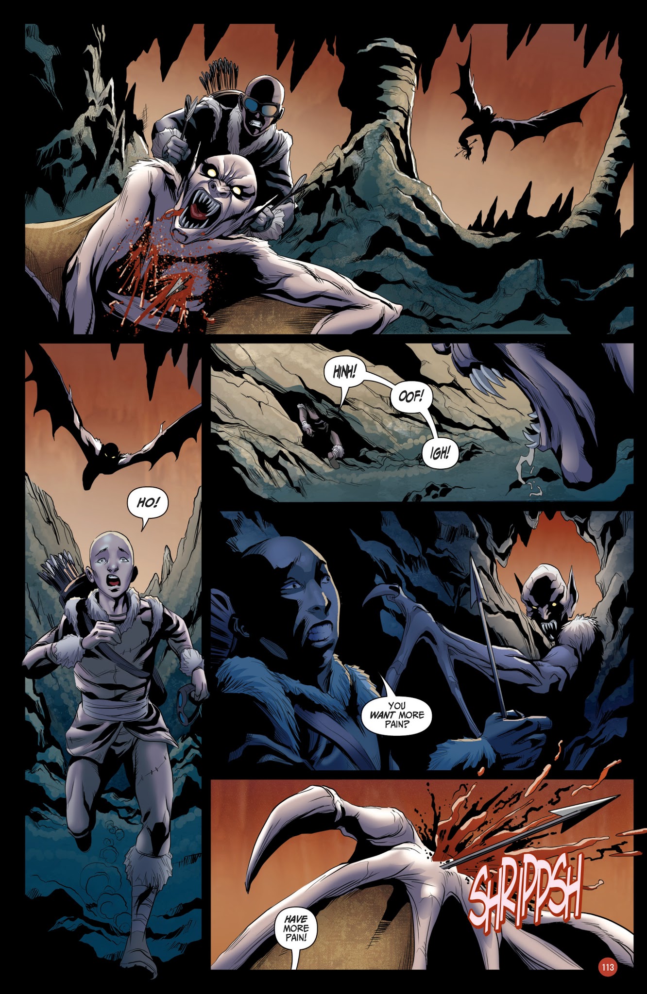 Read online Van Helsing vs. Werewolf comic -  Issue # _TPB 1 - 113