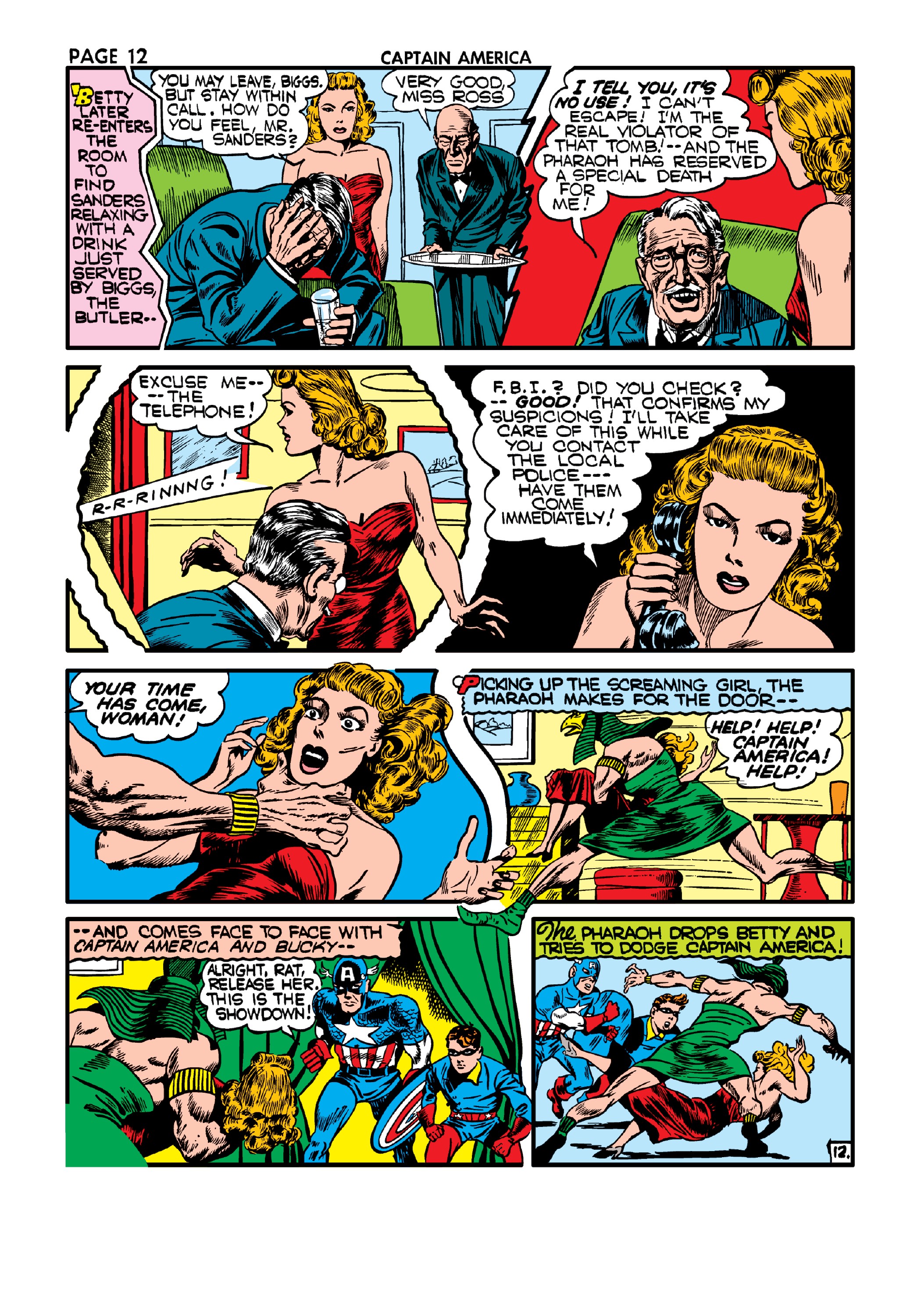 Read online Marvel Masterworks: Golden Age Captain America comic -  Issue # TPB 2 (Part 3) - 18