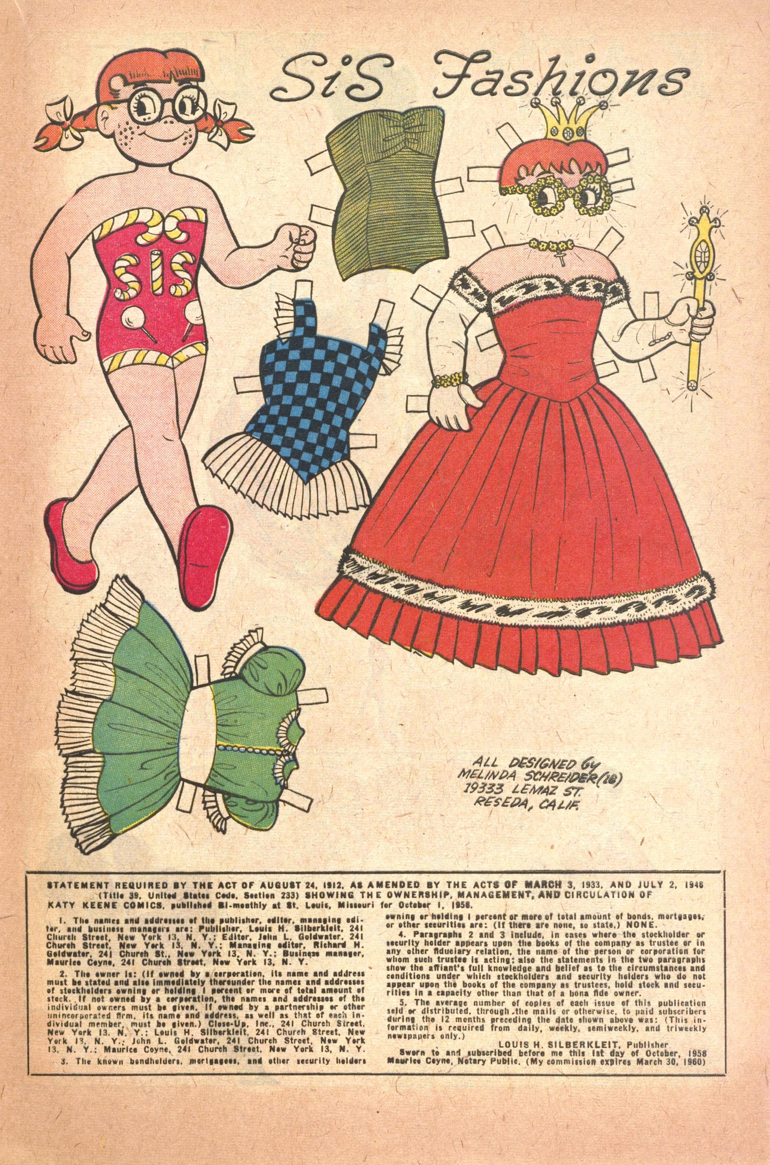 Read online Katy Keene (1949) comic -  Issue #46 - 21