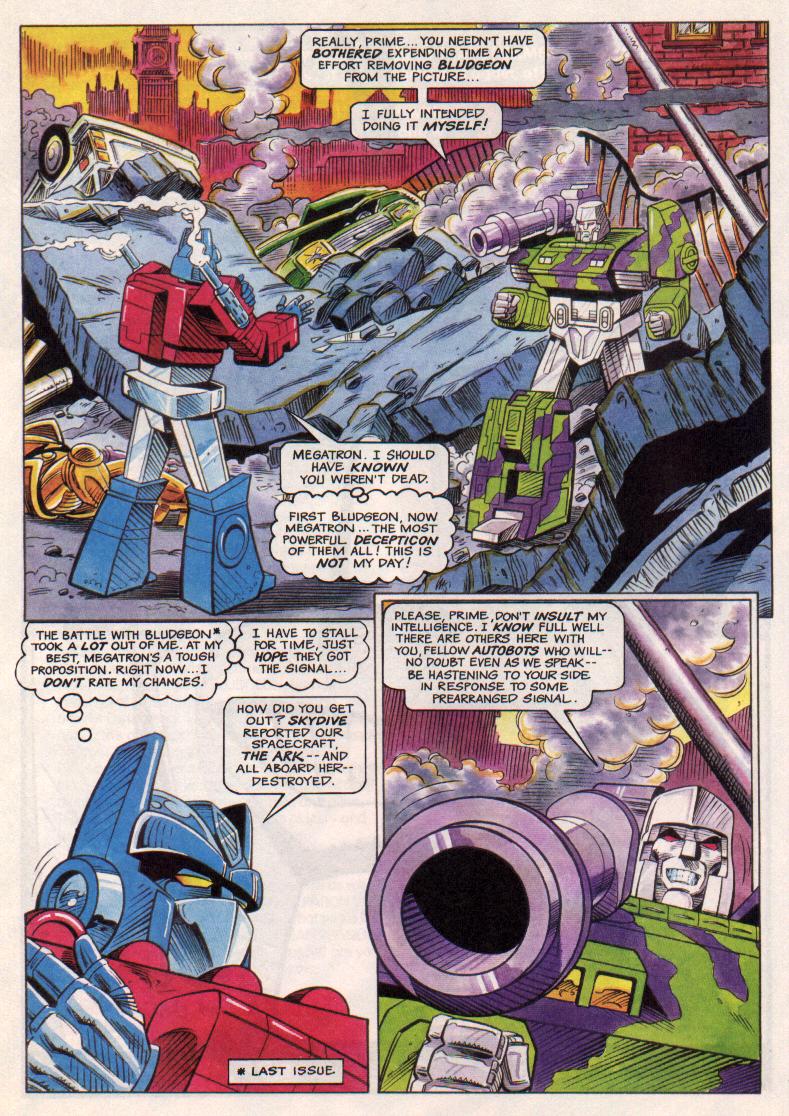 Read online Transformers Generation 2 (1994) comic Issue 2