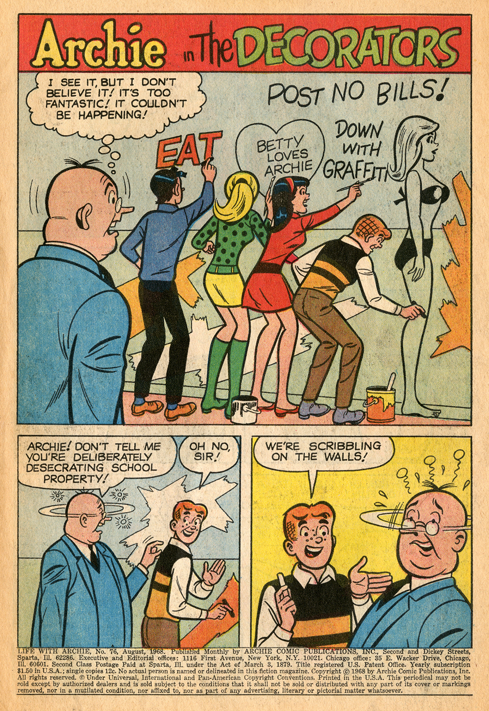 Read online Life With Archie (1958) comic -  Issue #76 - 3