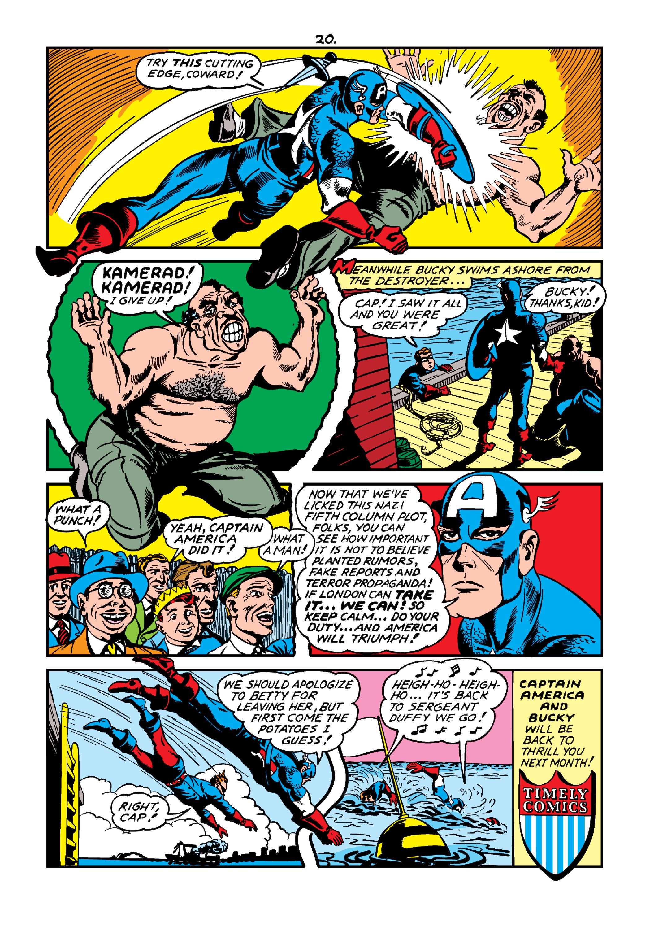 Read online Marvel Masterworks: Golden Age Captain America comic -  Issue # TPB 4 (Part 2) - 62
