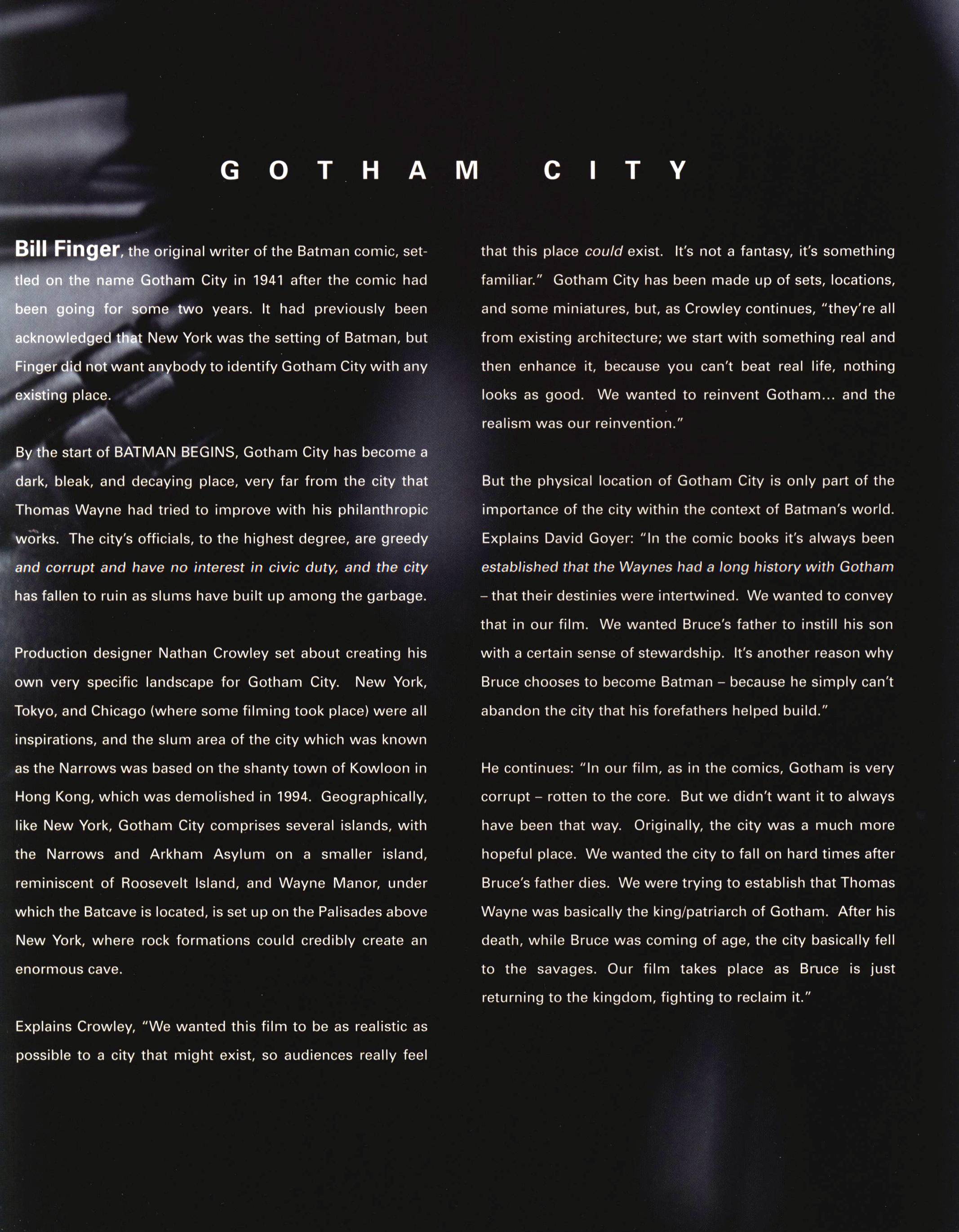 Read online Batman Begins: The Official Movie Guide comic -  Issue # TPB (Part 1) - 94